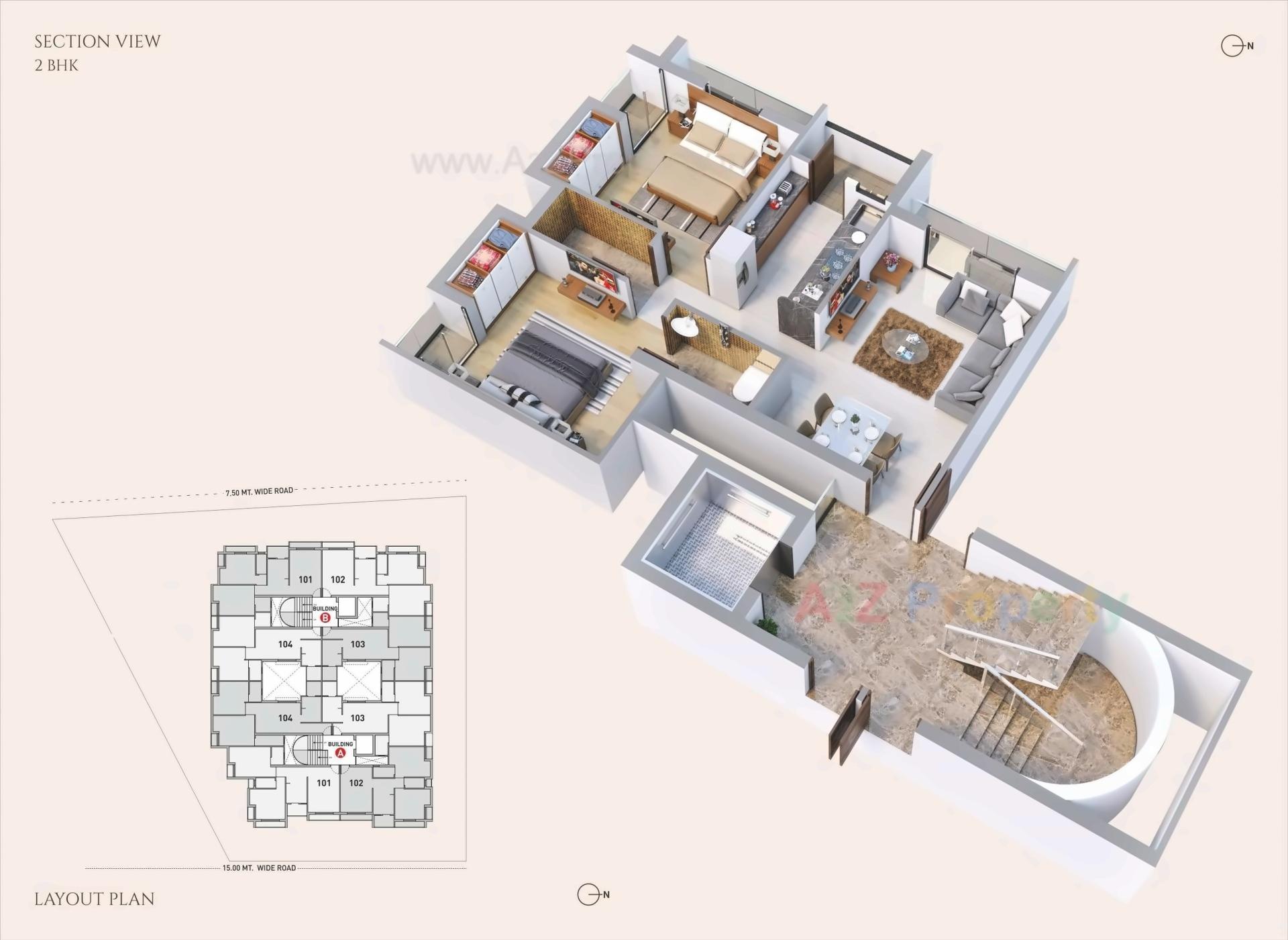 Layout of real estate project Dwarika Bhoomi located at Rajkot, Rajkot, Gujarat