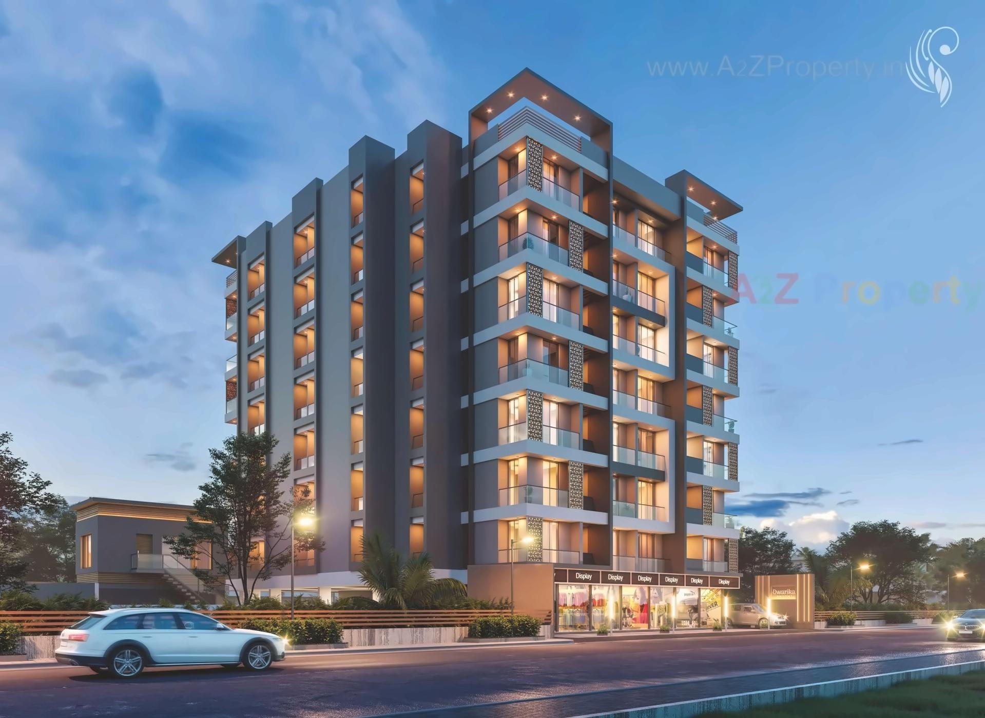 3D Elevation of real estate project Dwarika Bhoomi located at Rajkot, Rajkot, Gujarat