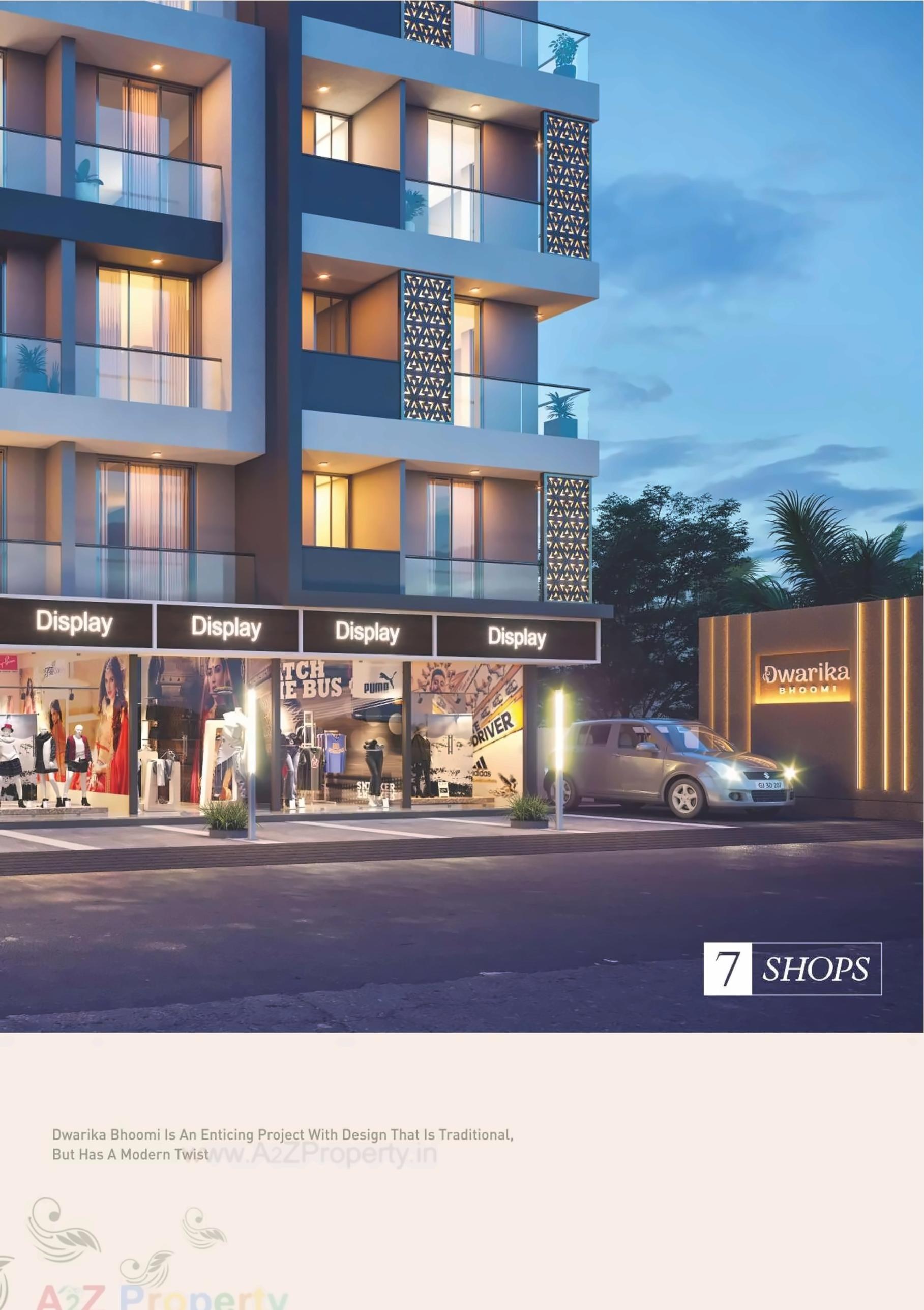 3D Elevation of real estate project Dwarika Bhoomi located at Rajkot, Rajkot, Gujarat