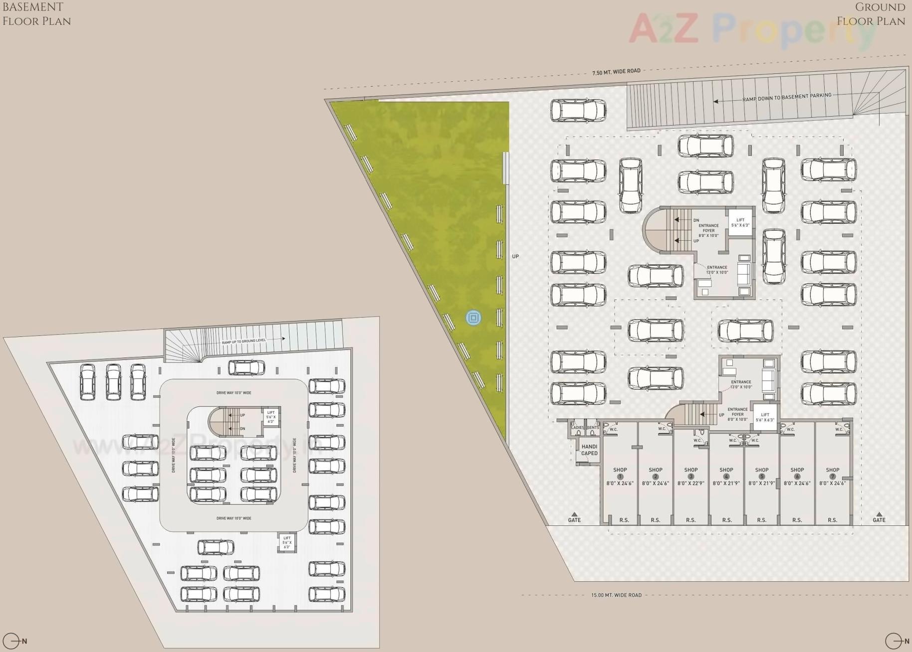 Layout of real estate project Dwarika Bhoomi located at Rajkot, Rajkot, Gujarat