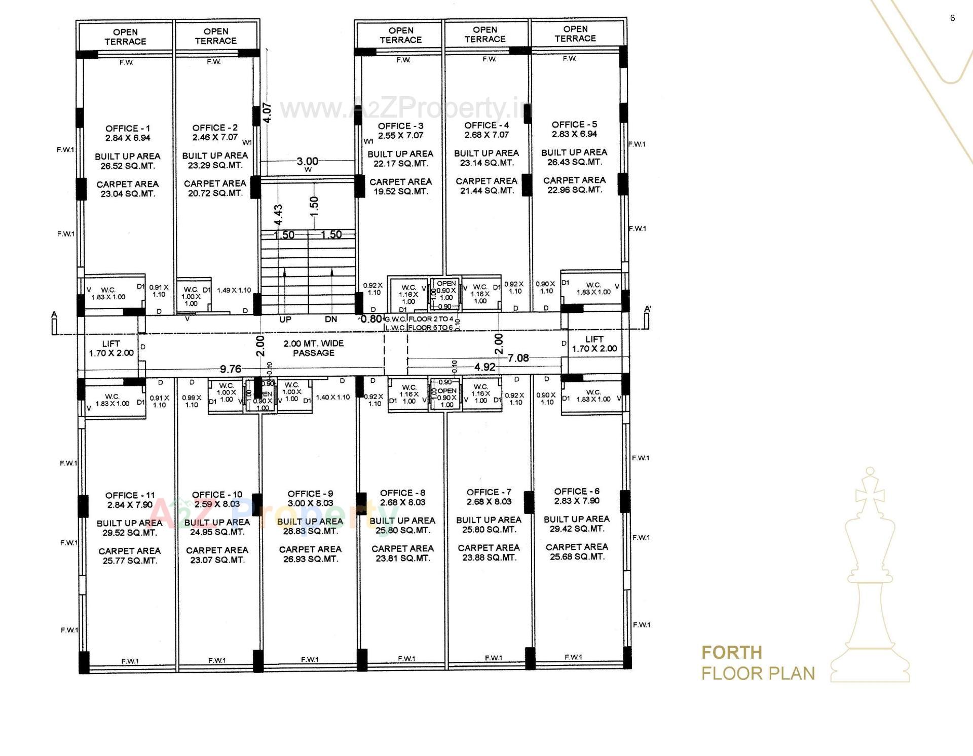 Layout of real estate project Dwarika Empire located at Rajkot, Rajkot, Gujarat