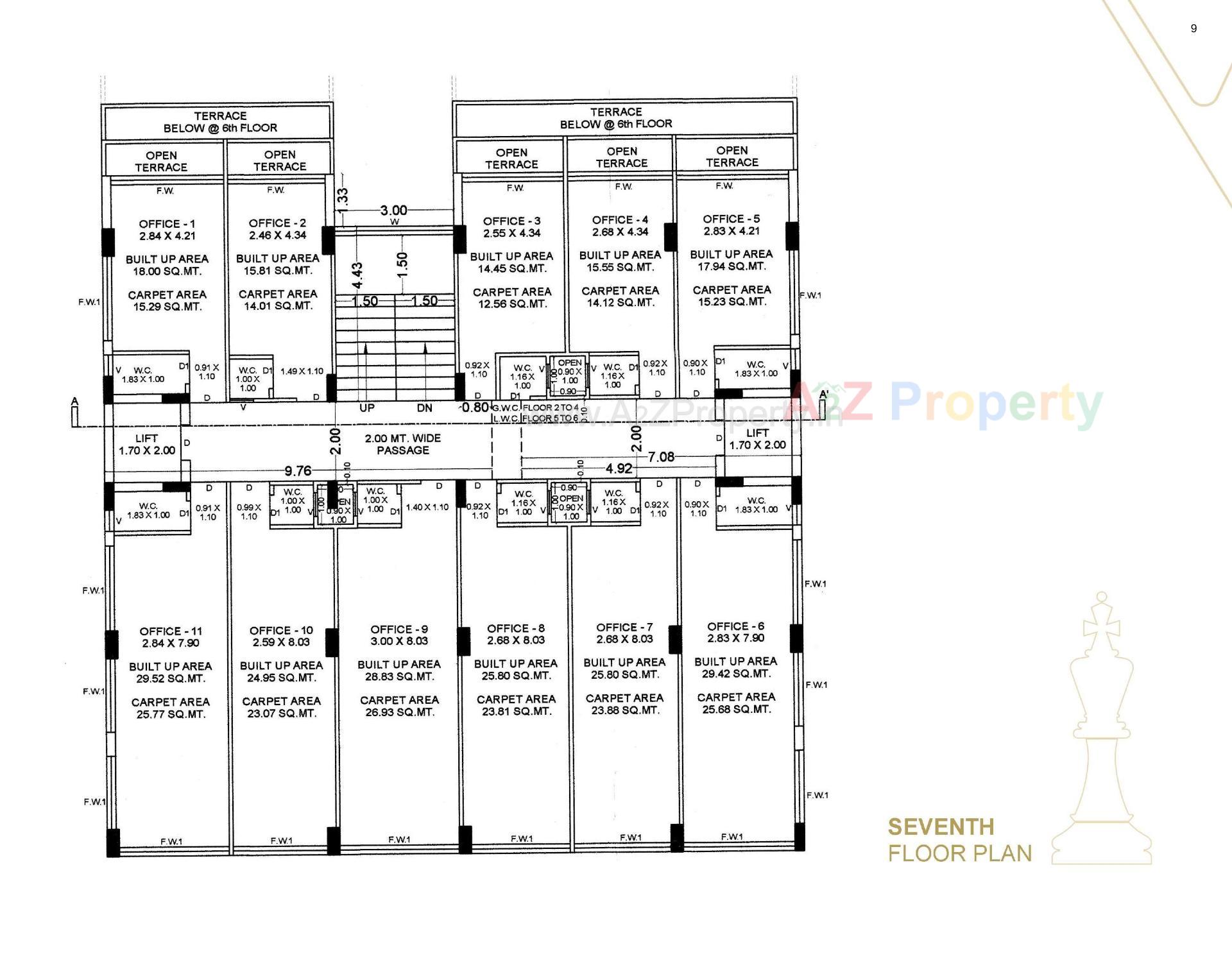 Layout of real estate project Dwarika Empire located at Rajkot, Rajkot, Gujarat