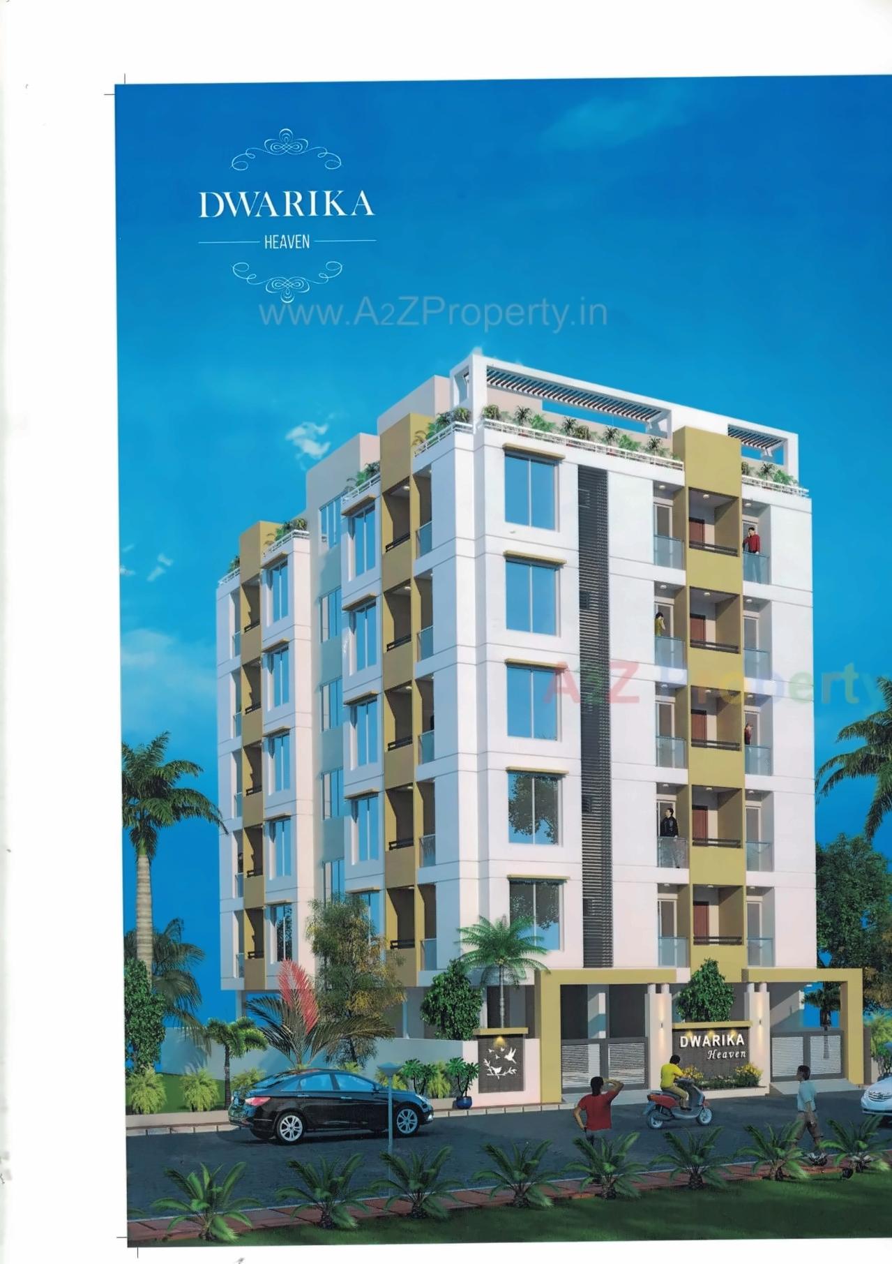 3D Elevation of real estate project Dwarika Heaven located at Rajkot, Rajkot, Gujarat