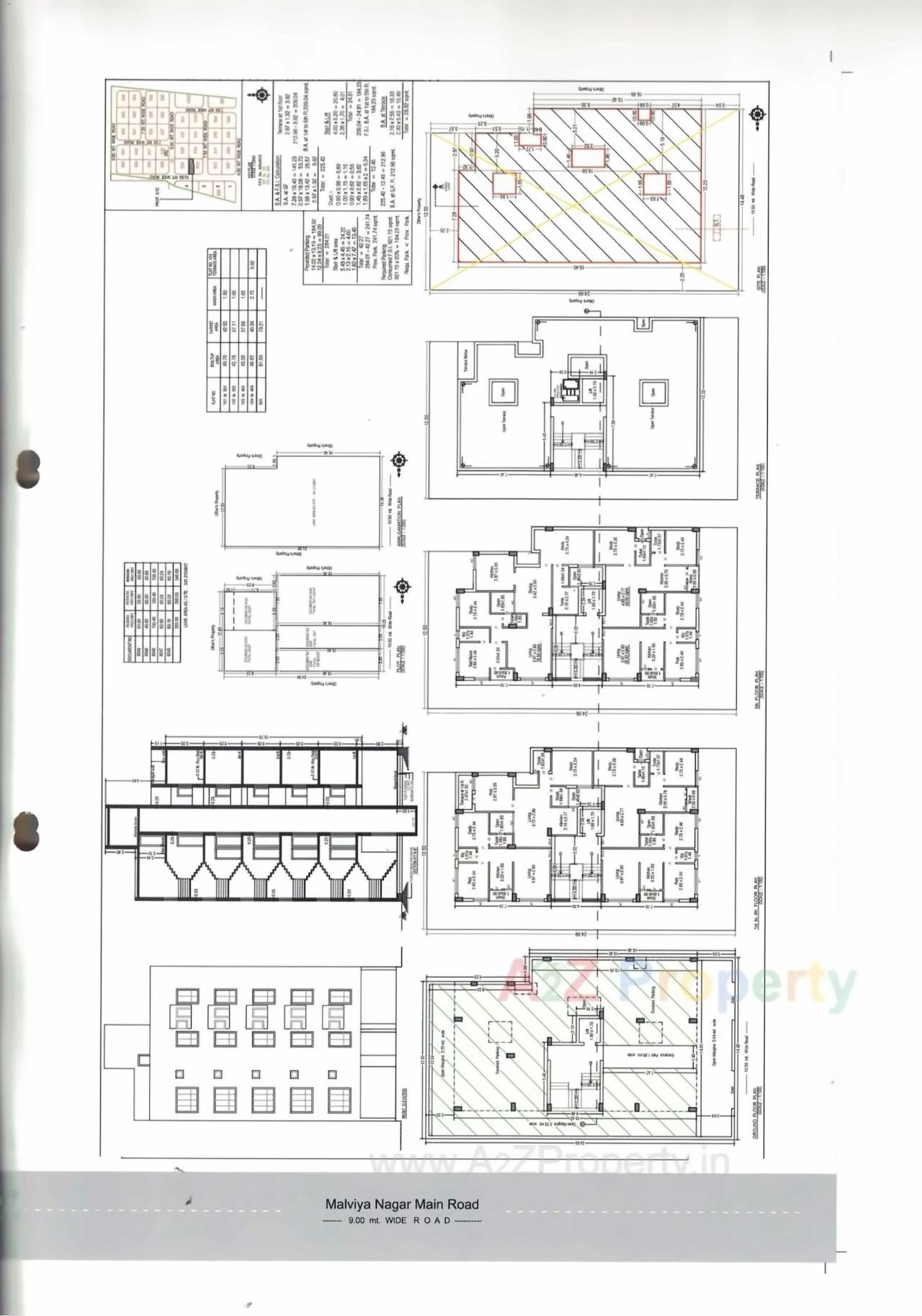 Layout of real estate project Dwarika Heaven located at Rajkot, Rajkot, Gujarat