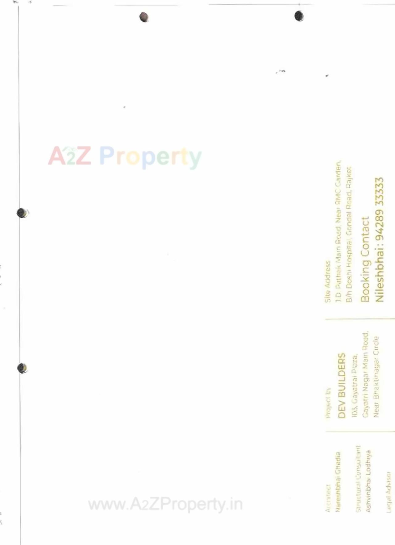  of real estate project Dwarika Heights located at Rajkot, Rajkot, Gujarat