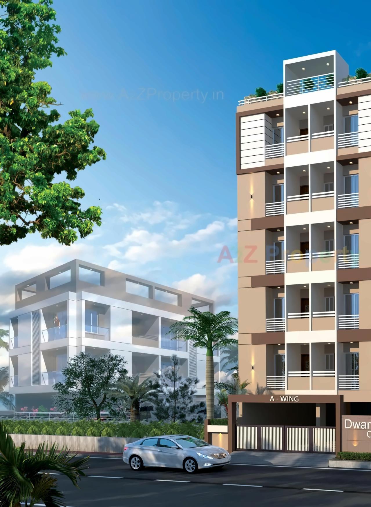 3D Elevation of real estate project Dwarika Onella located at Rajkot, Rajkot, Gujarat