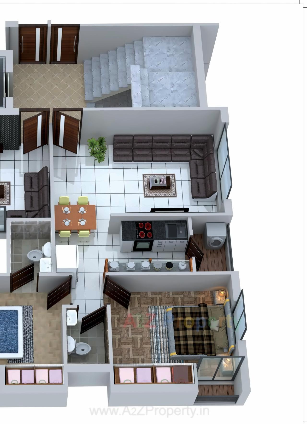 Layout of real estate project Dwarika Pearl located at Rajkot, Rajkot, Gujarat