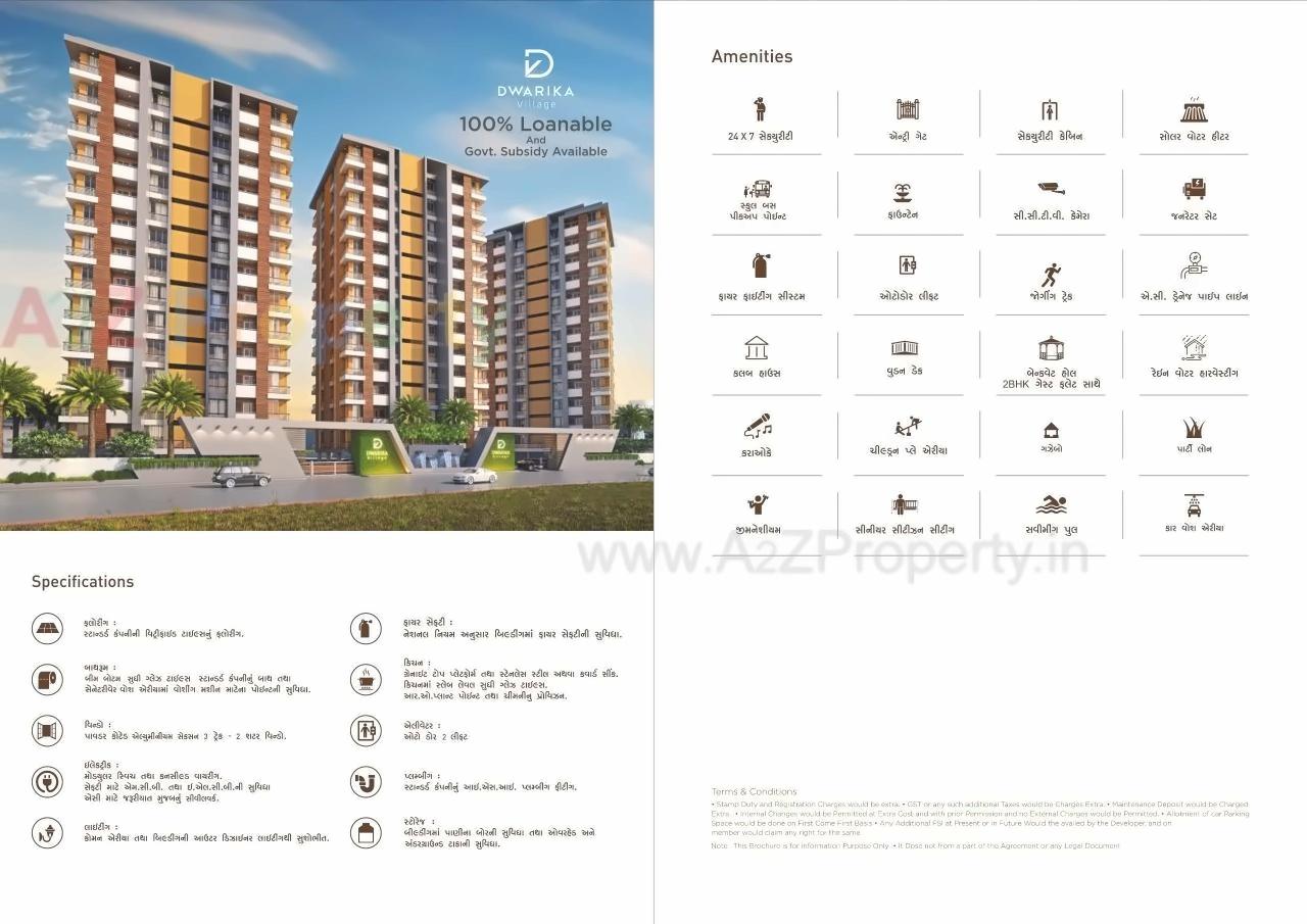  of real estate project Dwarika Village located at Ronki, Rajkot, Gujarat