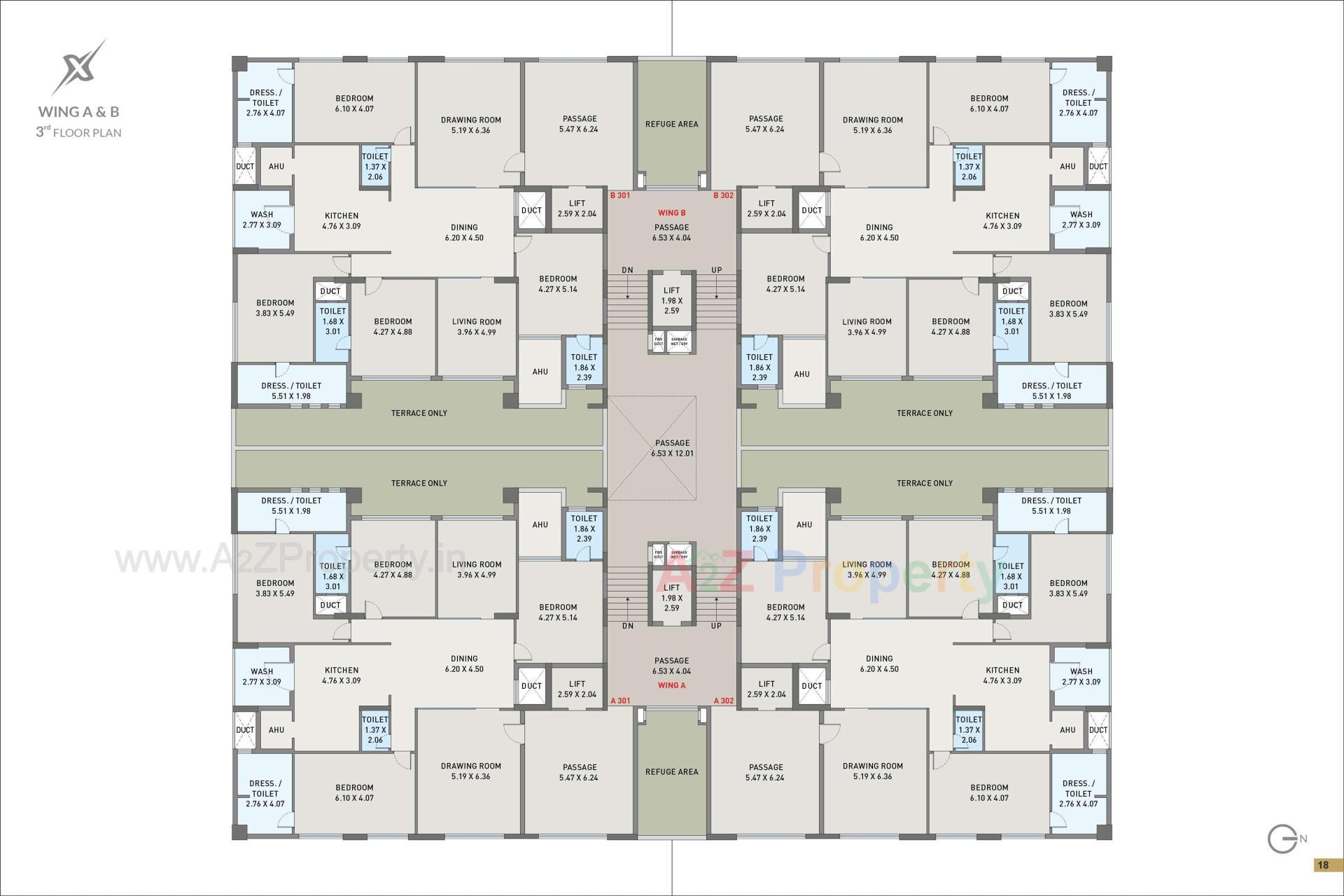 Layout of real estate project Elixir located at Mota-mava, Rajkot, Gujarat