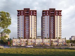 Elevation of real estate project Everest Hill located at Mavdi, Rajkot, Gujarat