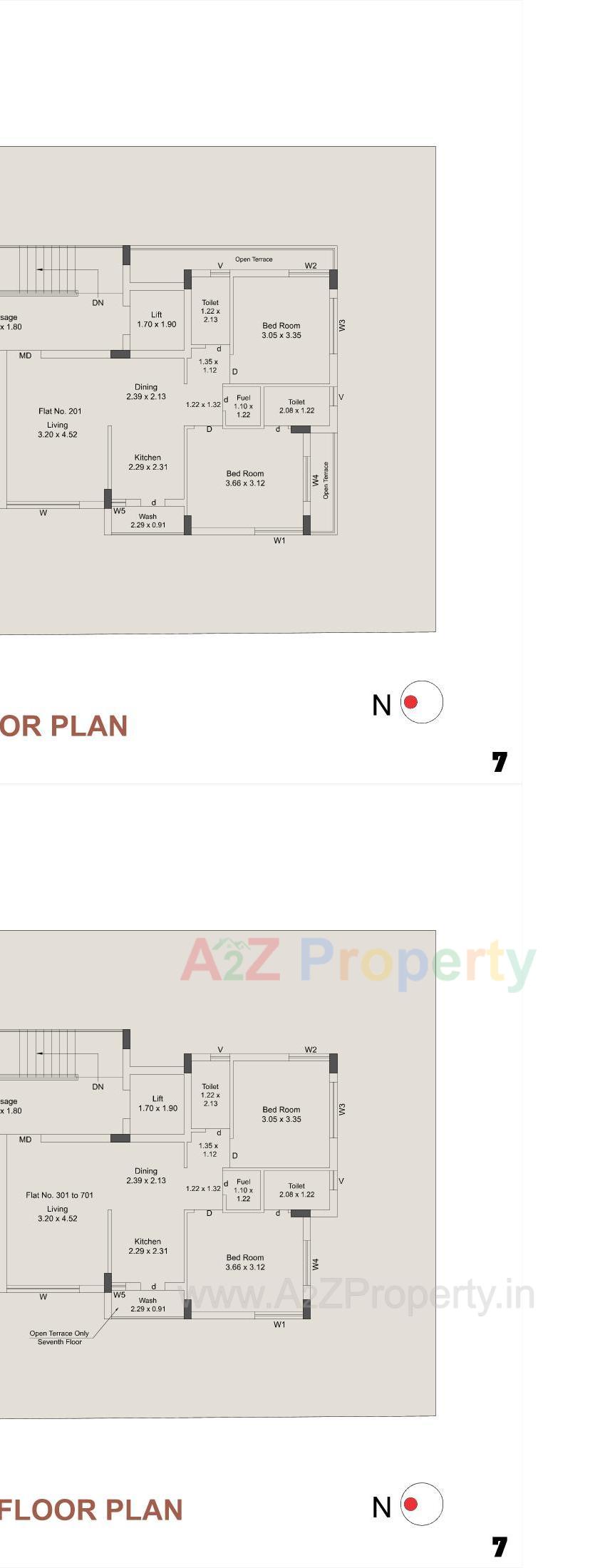 Layout of real estate project Flora Icon located at Mavdi, Rajkot, Gujarat