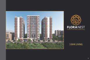 Elevation of real estate project Flora Nest located at Mavdi, Rajkot, Gujarat