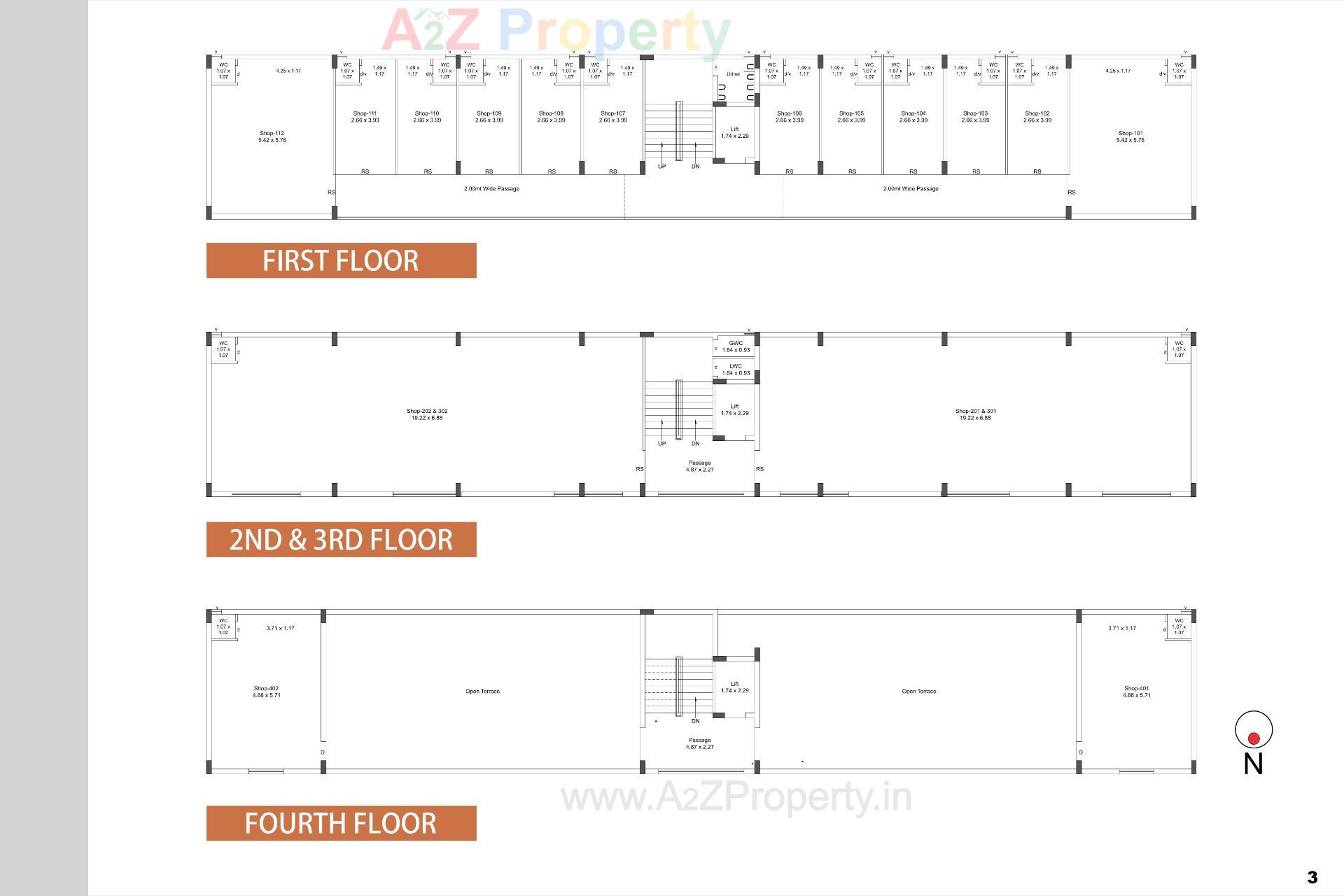 Layout of real estate project Flora Nest located at Mavdi, Rajkot, Gujarat