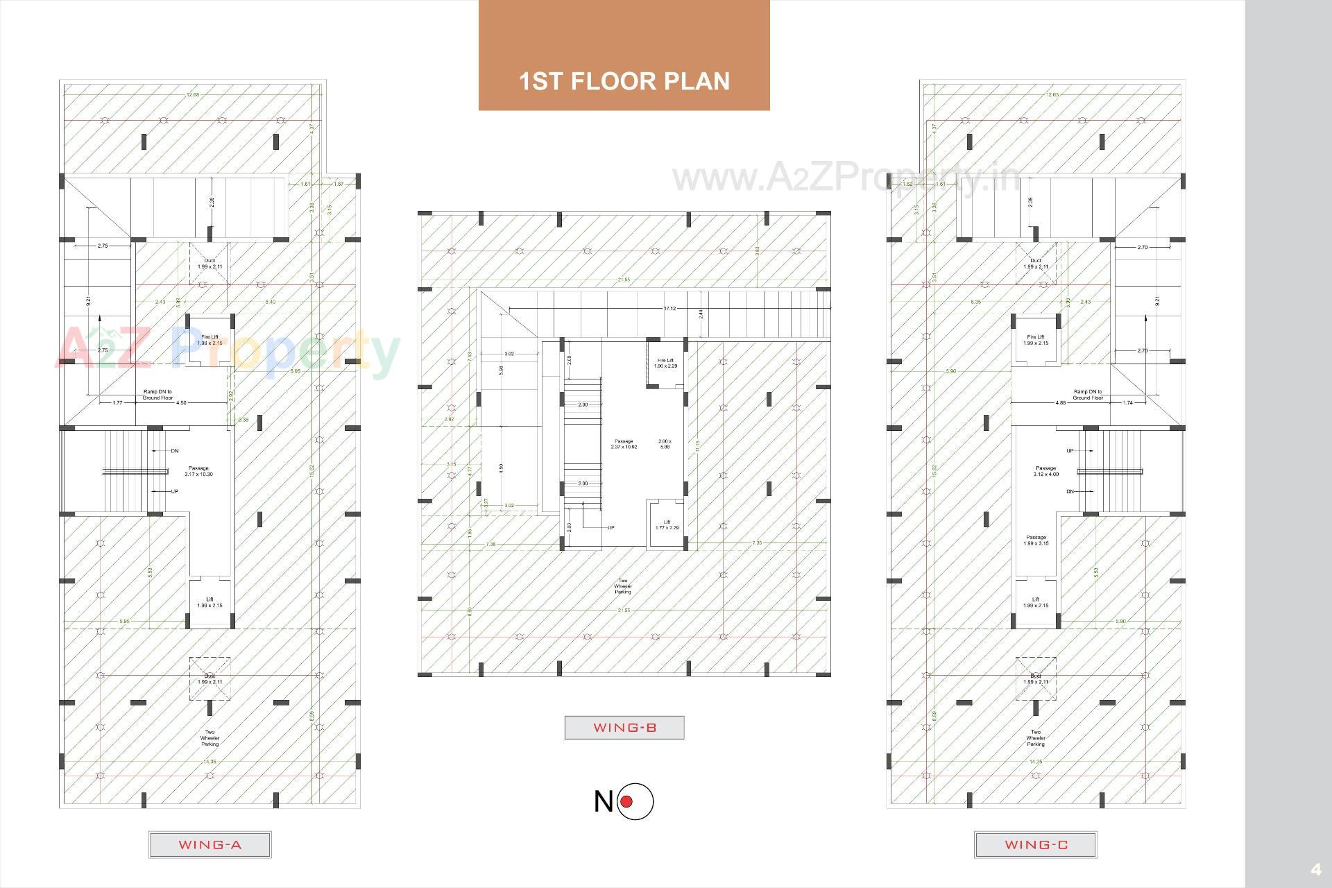 Layout of real estate project Flora Nest located at Mavdi, Rajkot, Gujarat