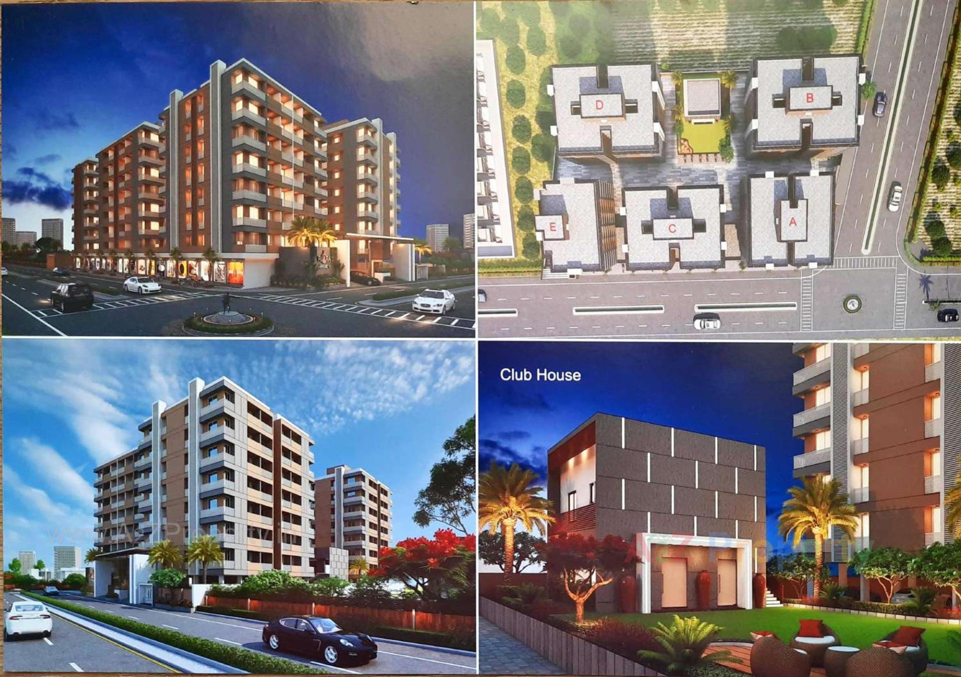 3D Elevation of real estate project Flora Prime located at Mavdi, Rajkot, Gujarat