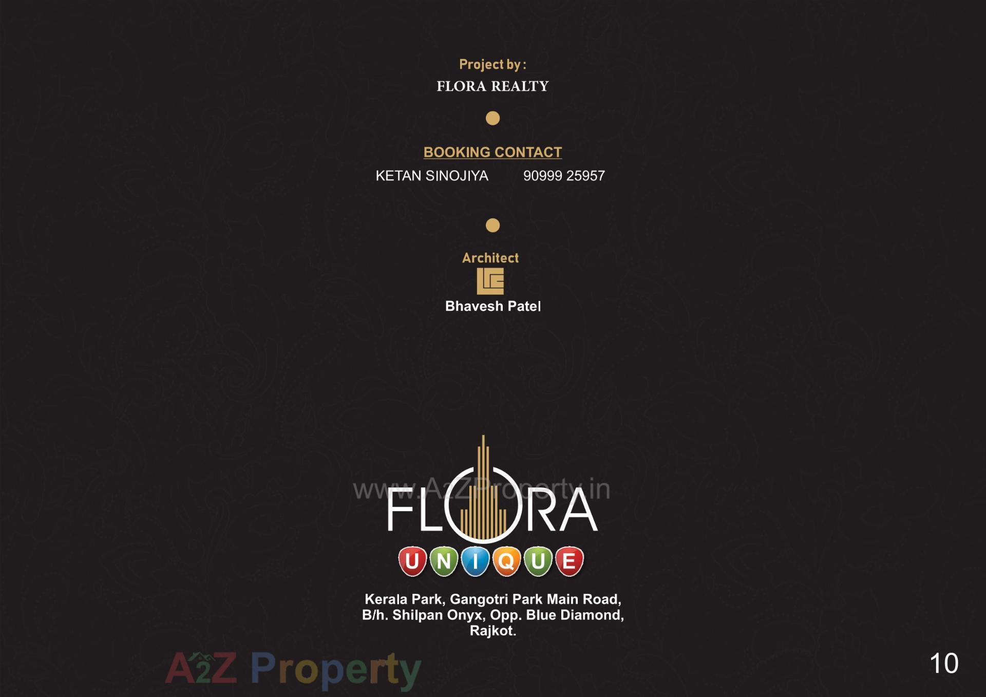  of real estate project Flora Unique located at Raiya, Rajkot, Gujarat
