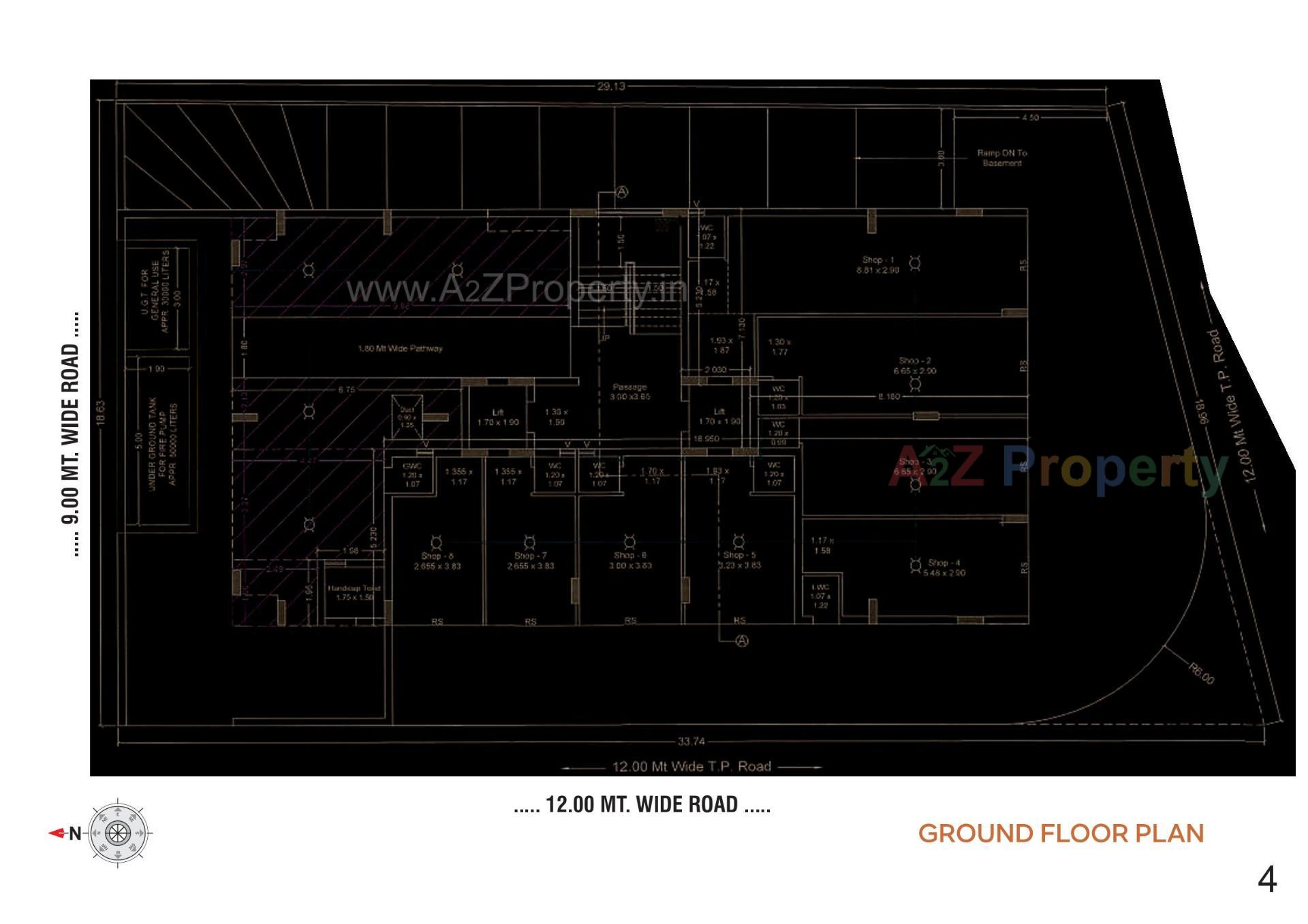  of real estate project Flora Unique located at Raiya, Rajkot, Gujarat