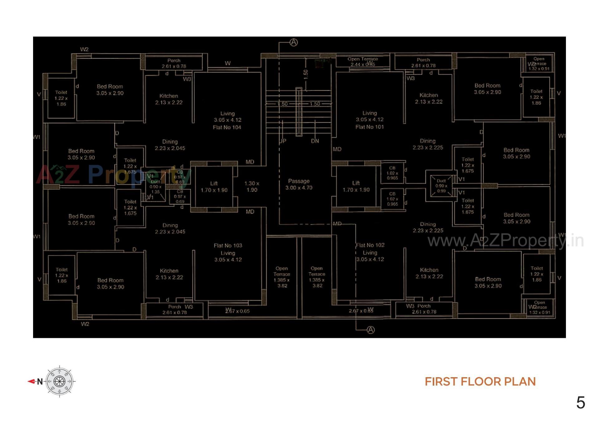 Layout of real estate project Flora Unique located at Raiya, Rajkot, Gujarat
