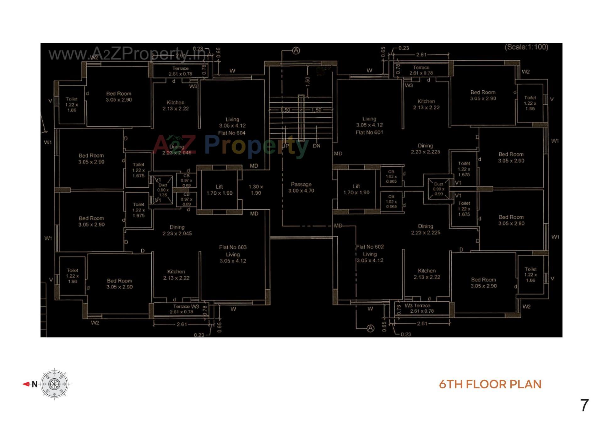 Layout of real estate project Flora Unique located at Raiya, Rajkot, Gujarat