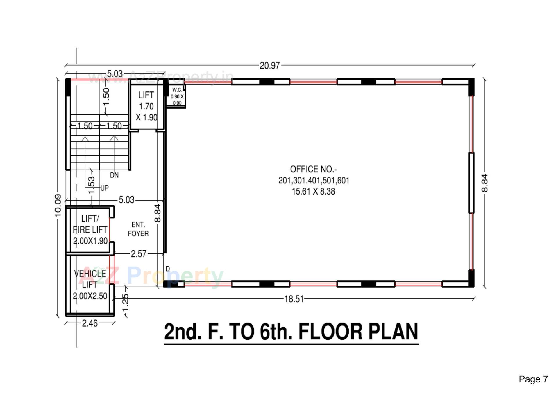 Layout of real estate project Fortune Experia located at Mavdi, Rajkot, Gujarat