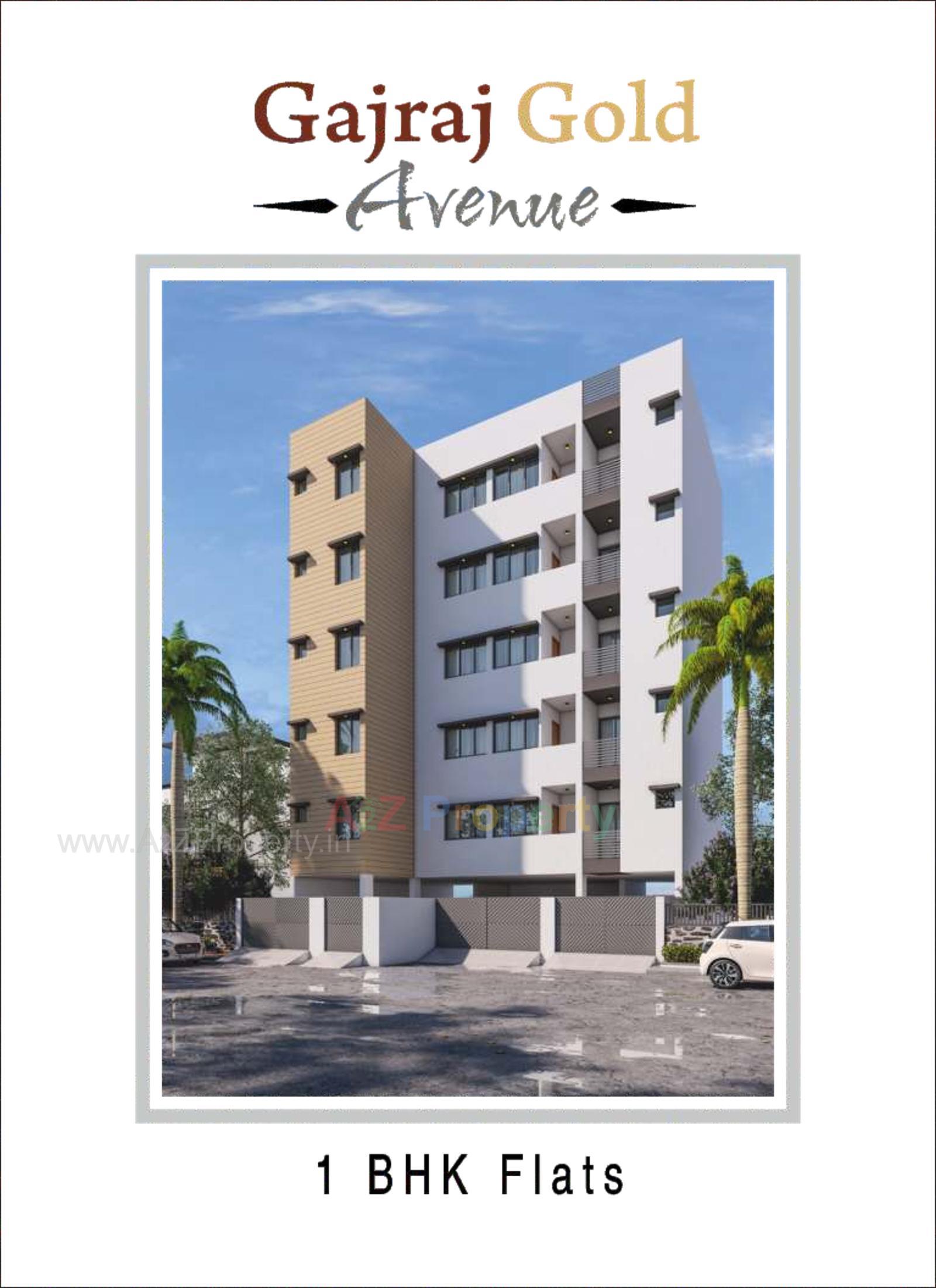 3D Elevation of real estate project Gajraj Avenue Gold located at Rajkot, Rajkot, Gujarat