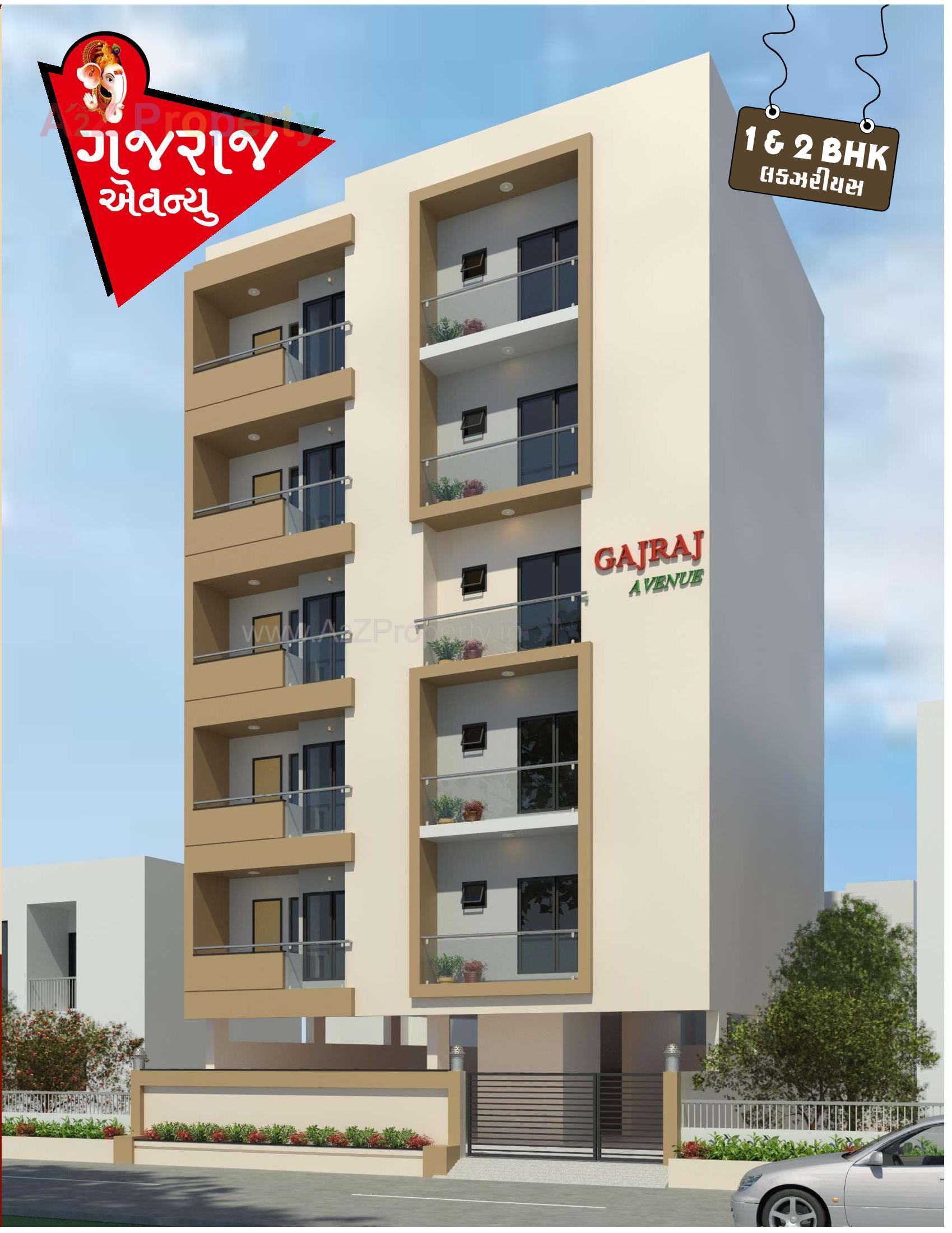 3D Elevation of real estate project Gajraj Avenue located at Rajkot, Rajkot, Gujarat