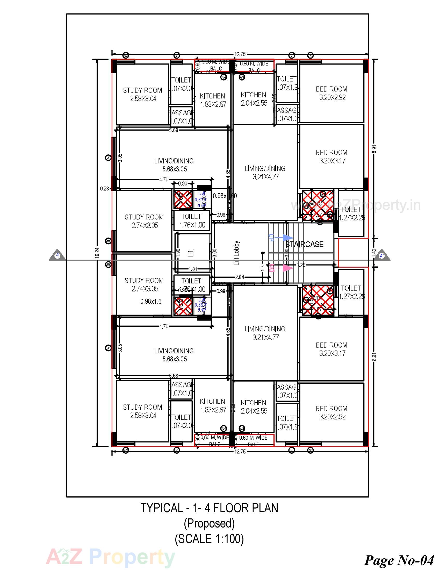 Layout of real estate project Galaxy located at Ghanteshwar, Rajkot, Gujarat