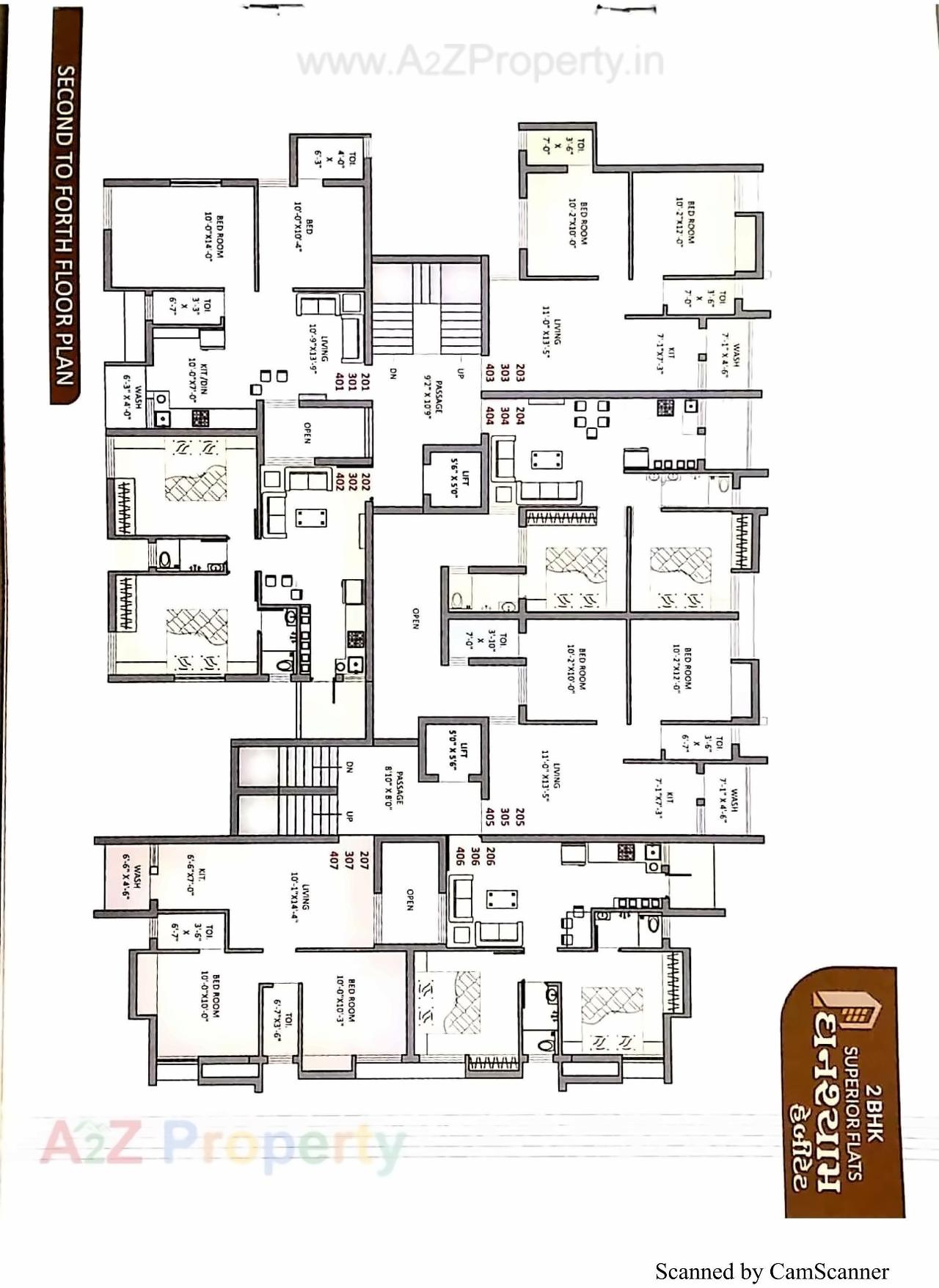 Layout of real estate project Ghanshyam Habitat located at Rajkot, Rajkot, Gujarat