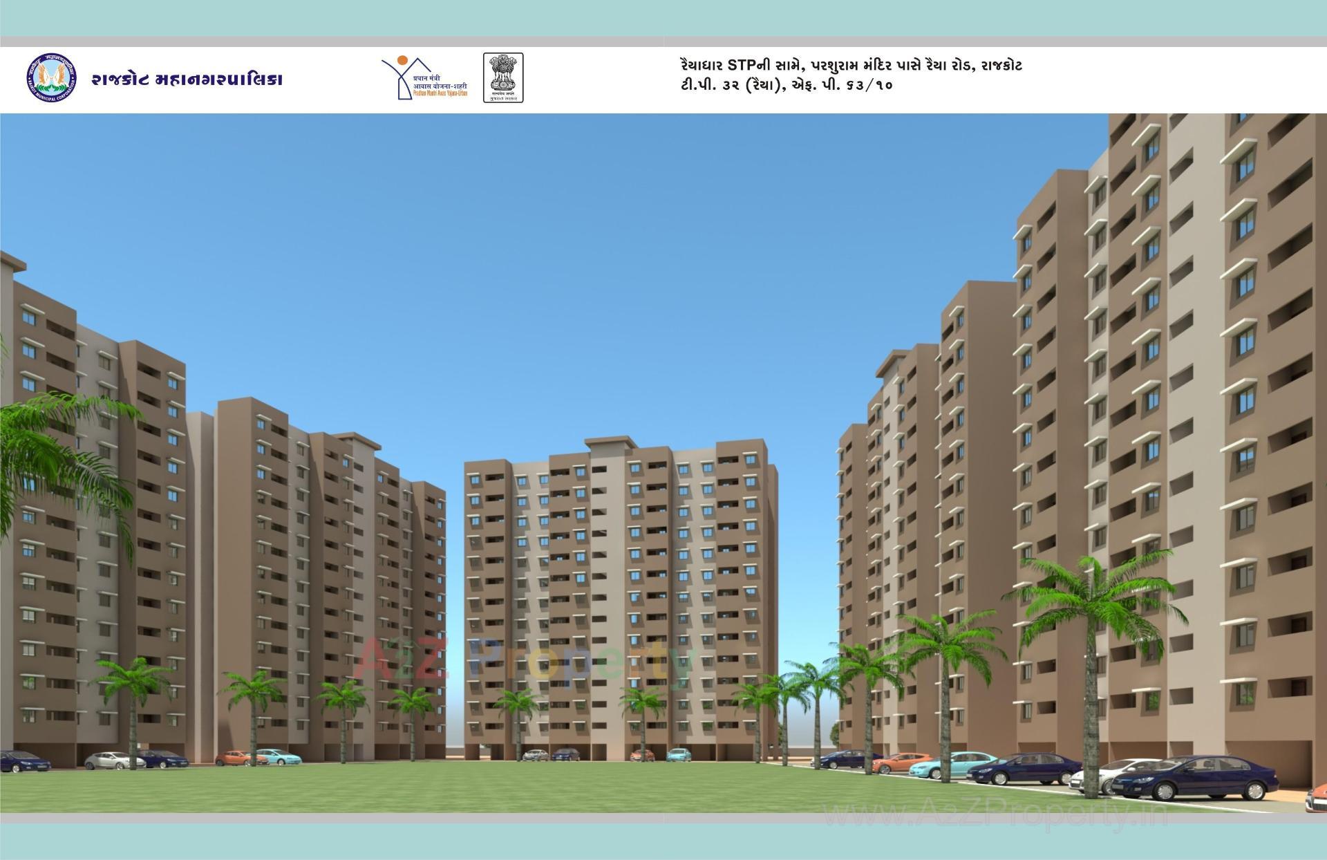 3D Elevation of real estate project Ghtc Lhp Rajkot located at Rajkot, Rajkot, Gujarat