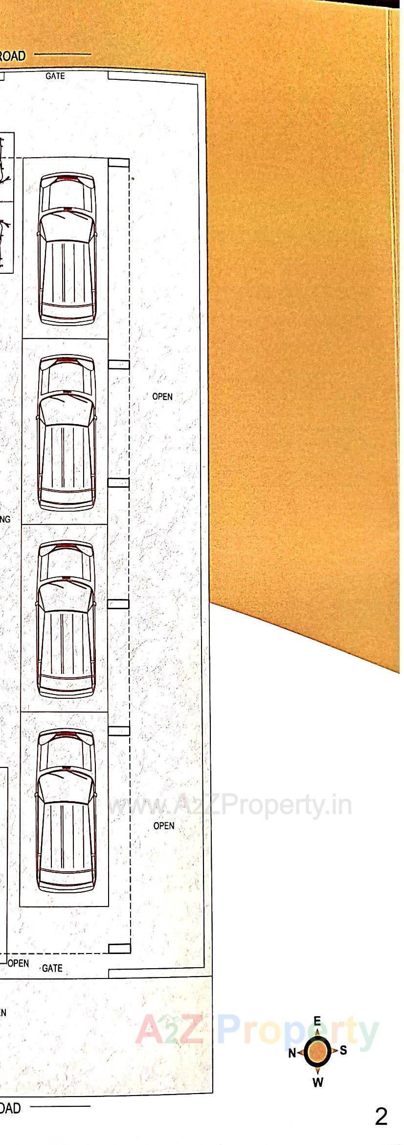 Layout of real estate project Giriraj Avenue located at Rajkot, Rajkot, Gujarat