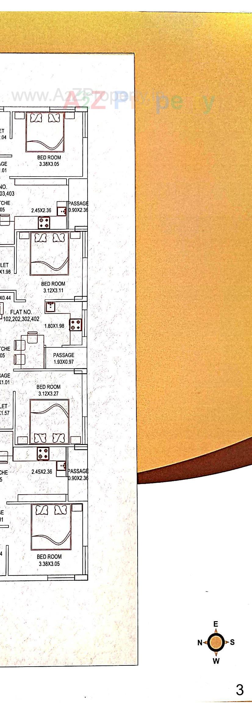 Layout of real estate project Giriraj Avenue located at Rajkot, Rajkot, Gujarat