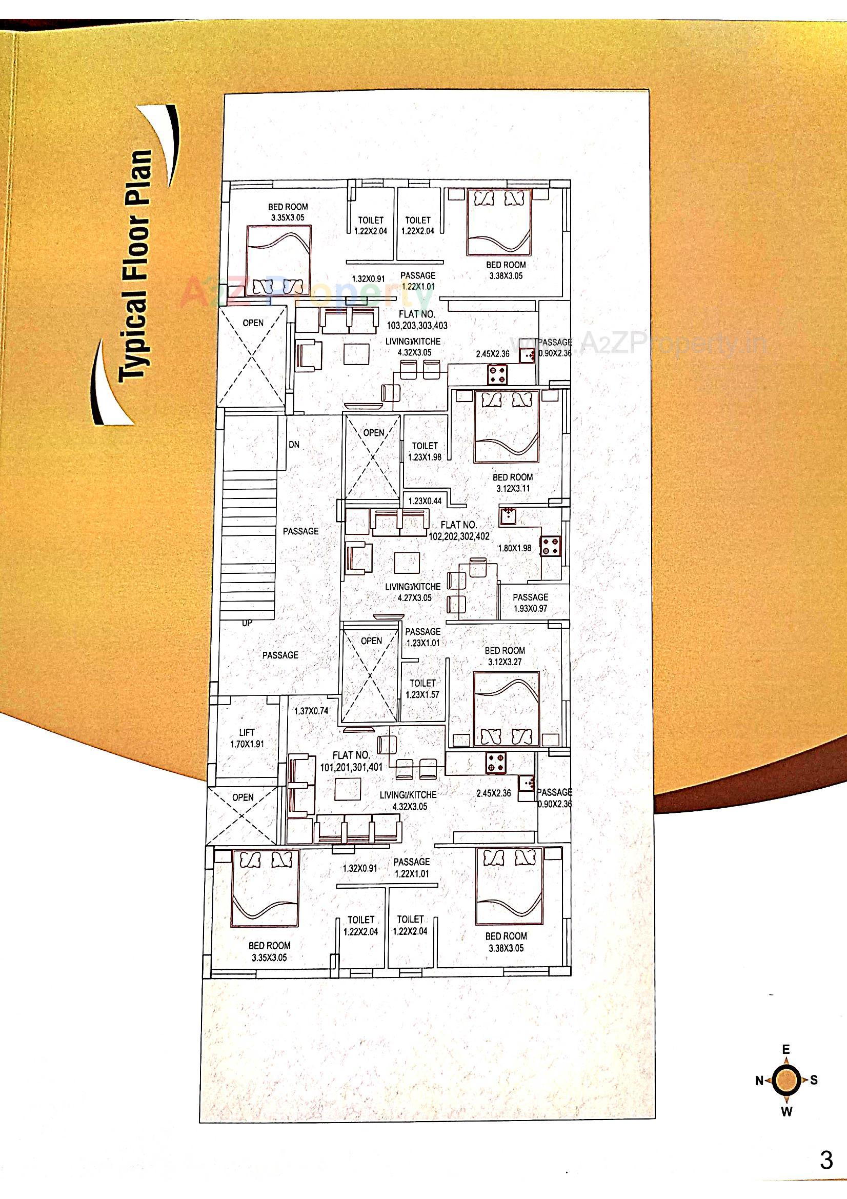 Layout of real estate project Giriraj Avenue located at Rajkot, Rajkot, Gujarat