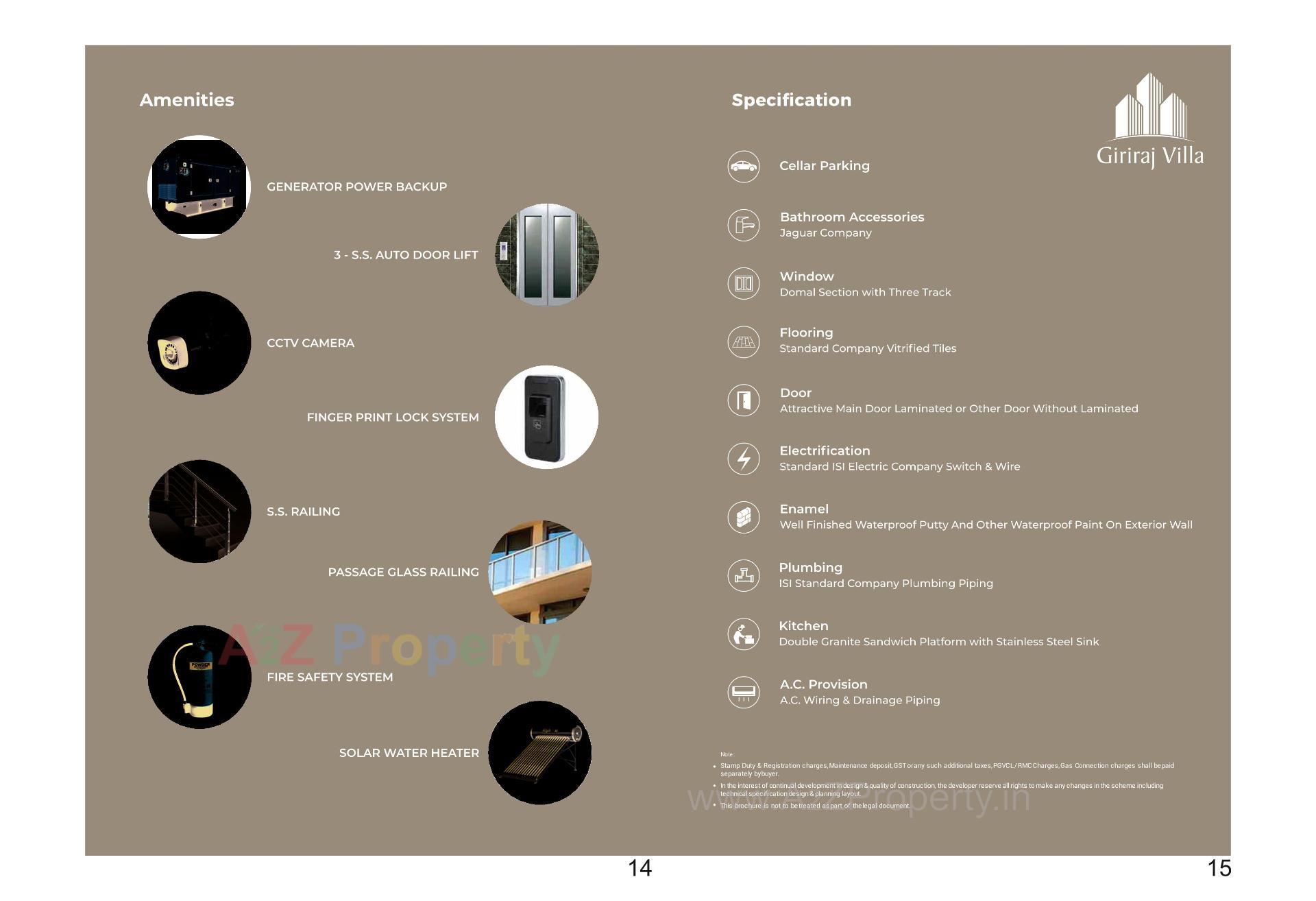  of real estate project Giriraj Villa located at Nanamava, Rajkot, Gujarat