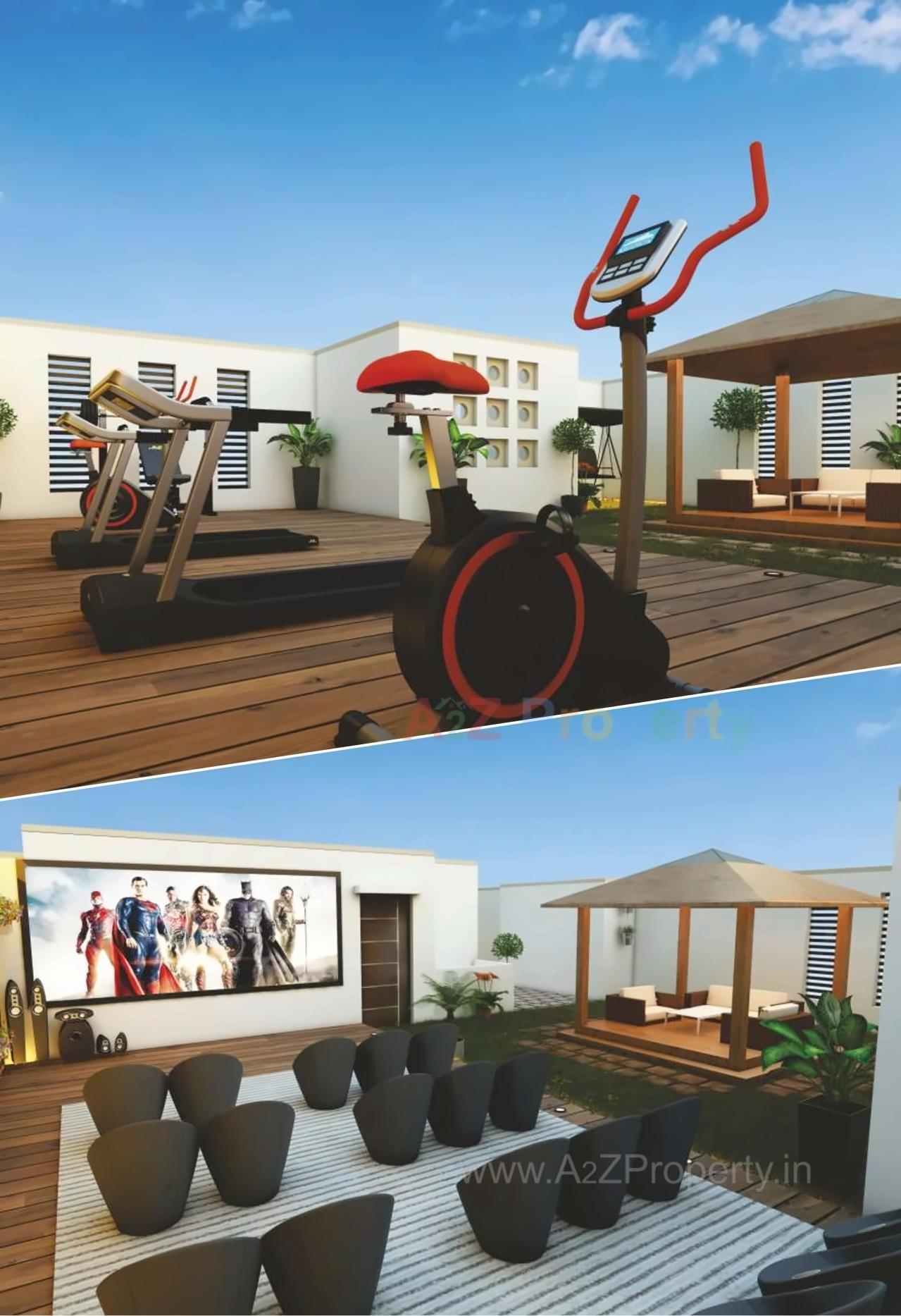 3D Elevation of real estate project Giriraj located at Nana-mava, Rajkot, Gujarat