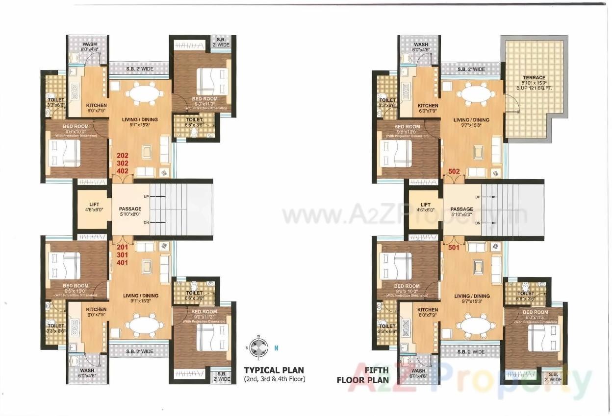 Layout of real estate project Gokul Residency located at Revenue-village, Rajkot, Gujarat