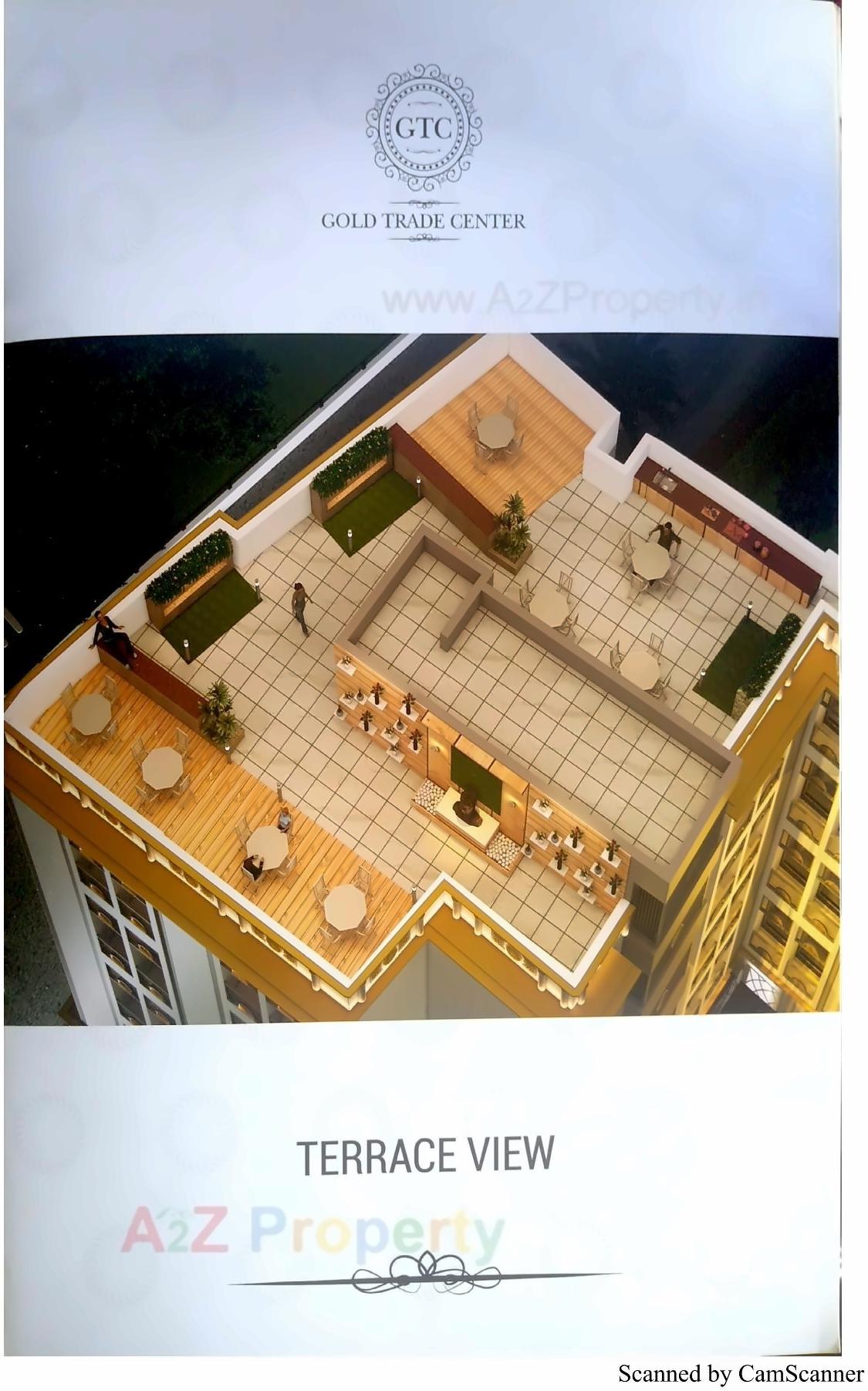 Layout of real estate project Gold Trade Center located at Rajkot, Rajkot, Gujarat