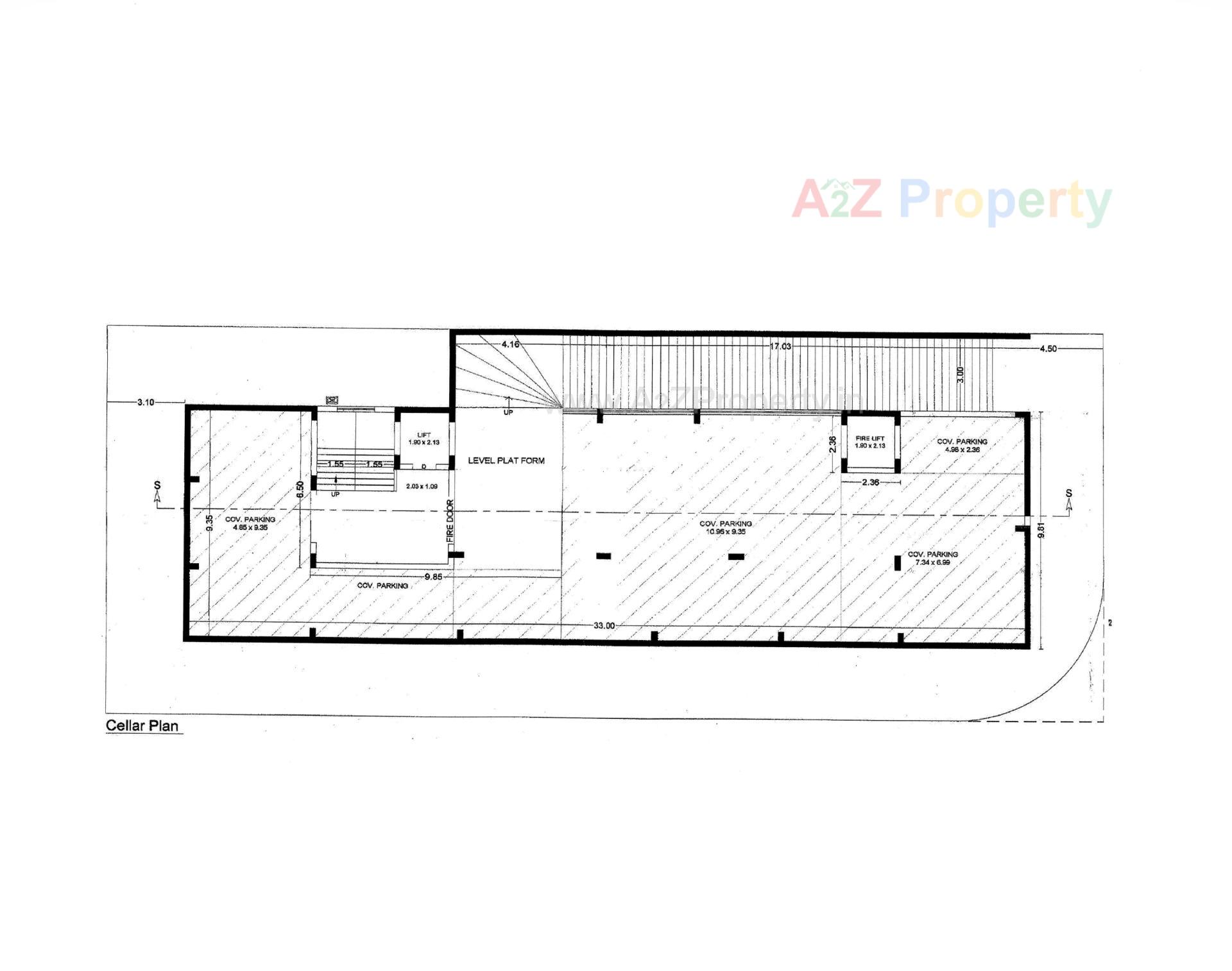 Layout of real estate project Golden City located at Mavdi, Rajkot, Gujarat
