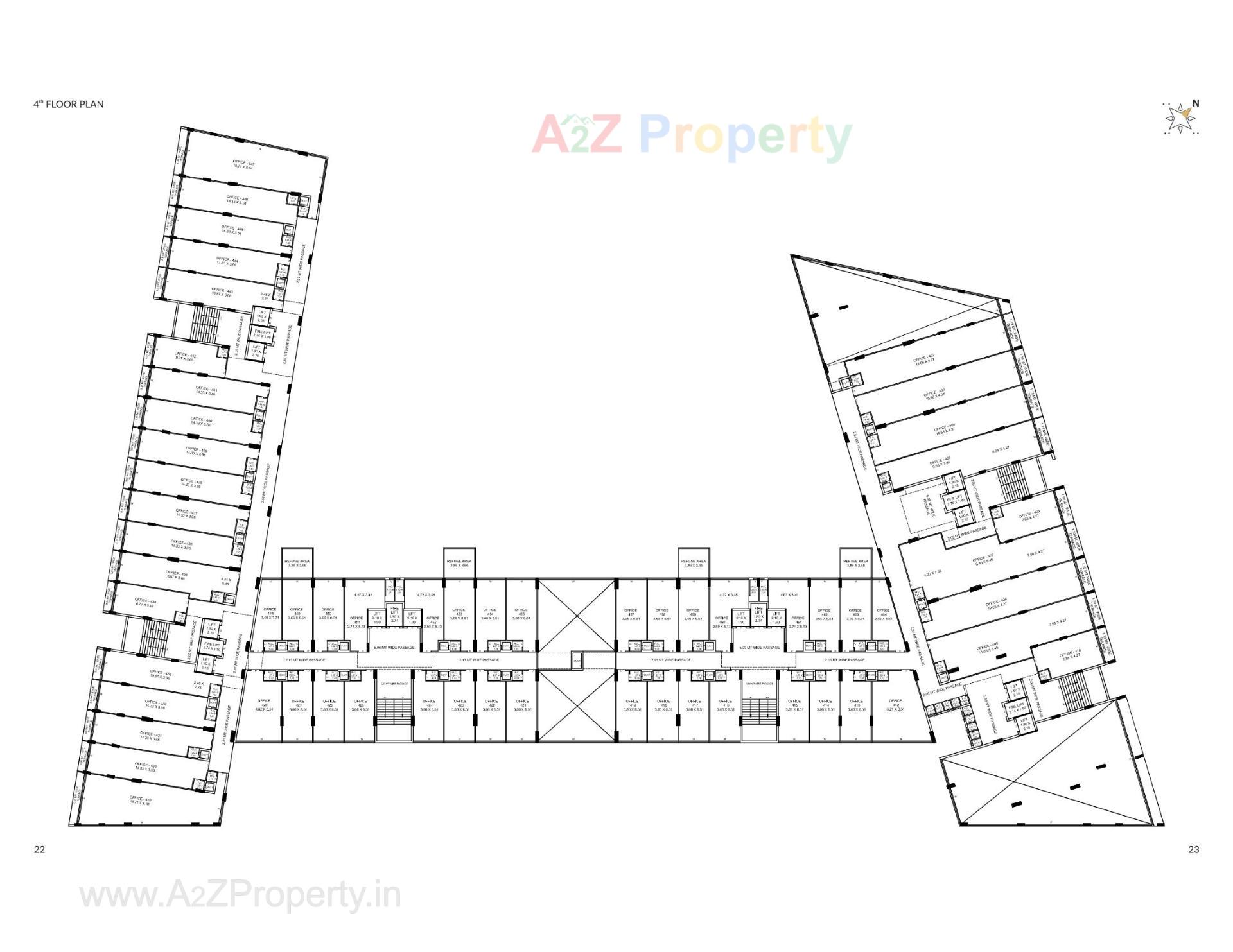 Layout of real estate project Golden Crown located at Motamava, Rajkot, Gujarat