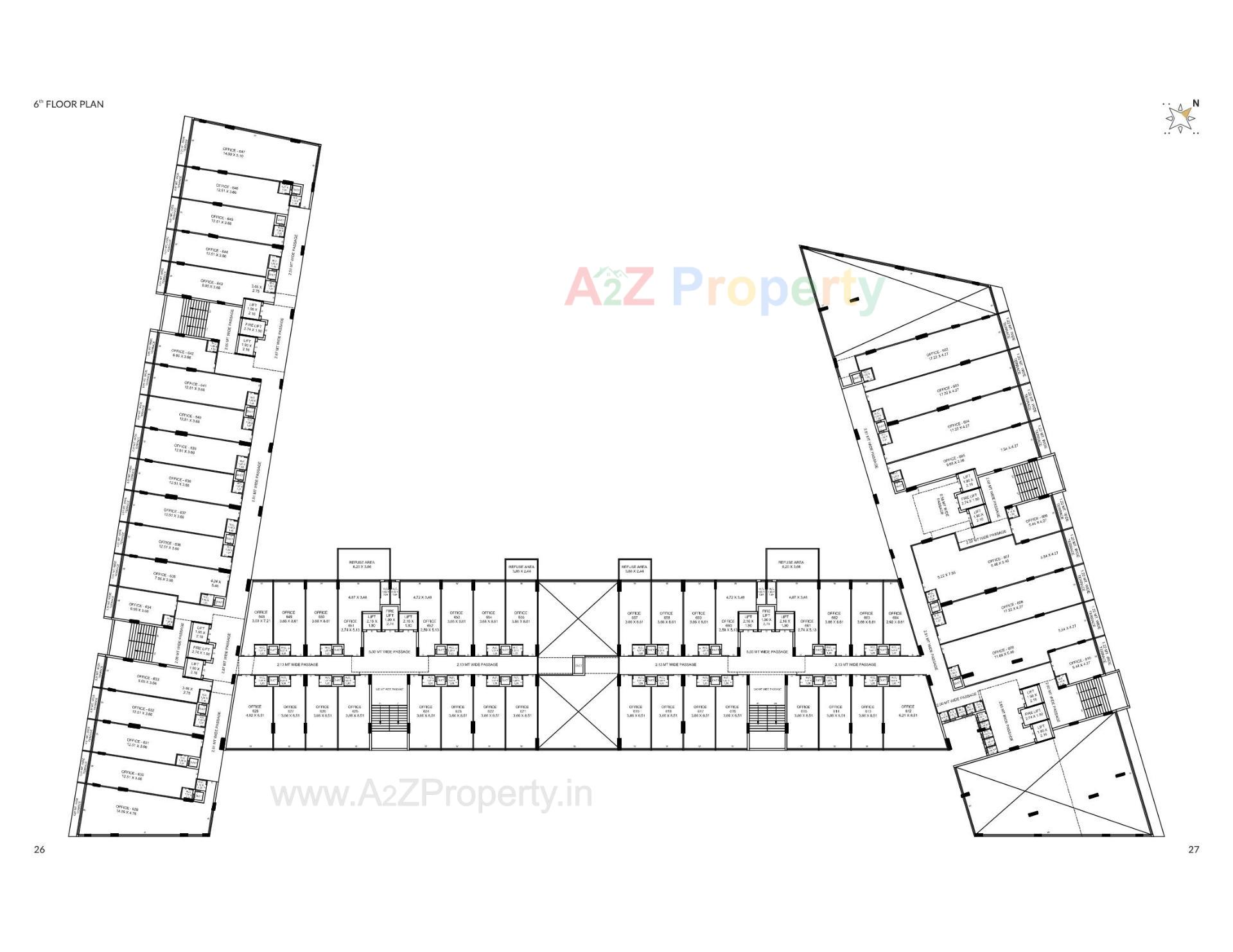 Layout of real estate project Golden Crown located at Motamava, Rajkot, Gujarat