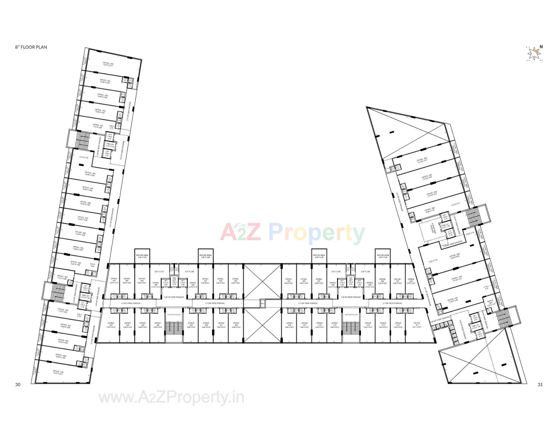 Layout of real estate project Golden Crown located at Motamava, Rajkot, Gujarat