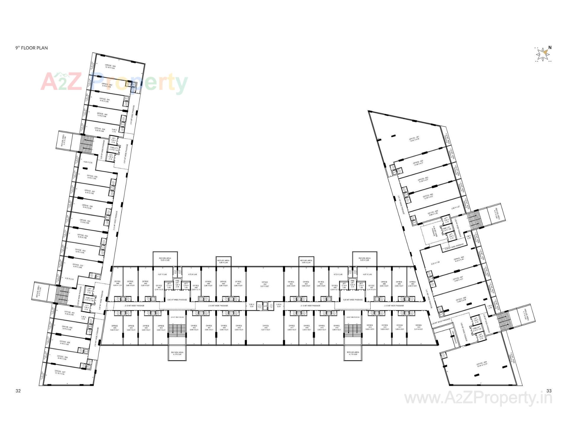 Layout of real estate project Golden Crown located at Motamava, Rajkot, Gujarat