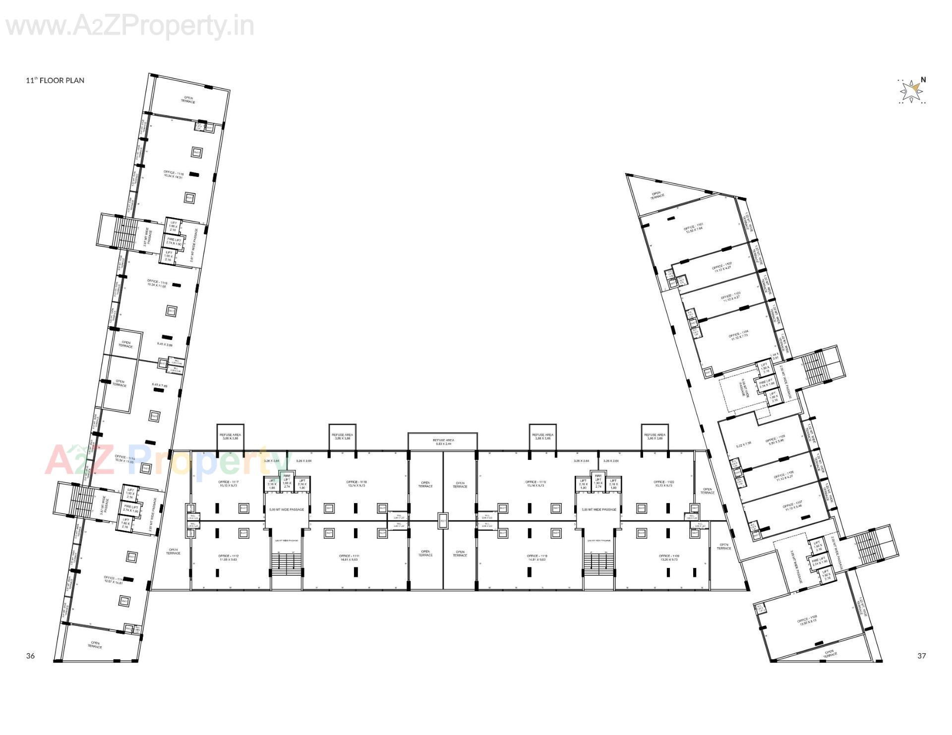 Layout of real estate project Golden Crown located at Motamava, Rajkot, Gujarat