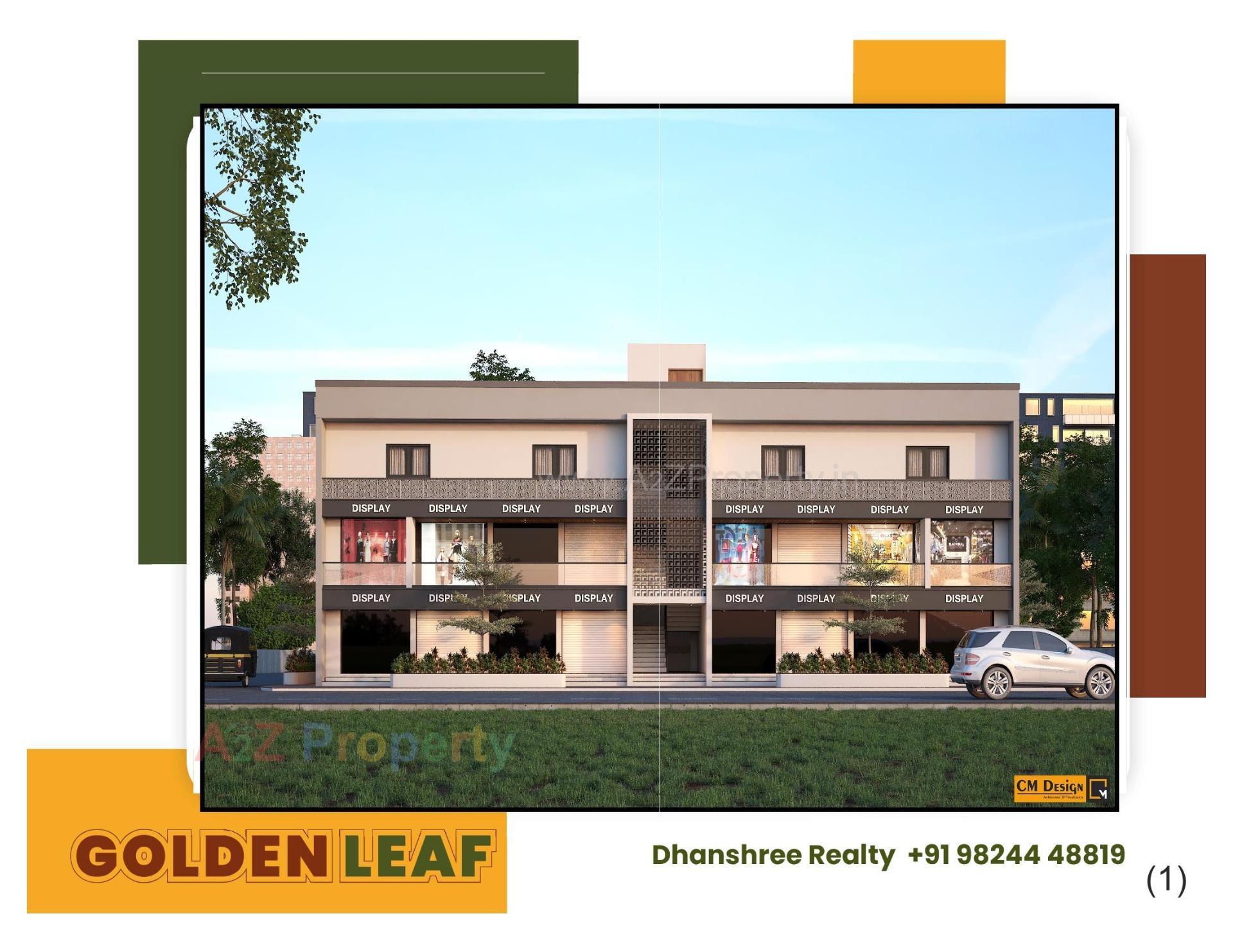 3D Elevation of real estate project Golden Leaf located at Nanamava, Rajkot, Gujarat