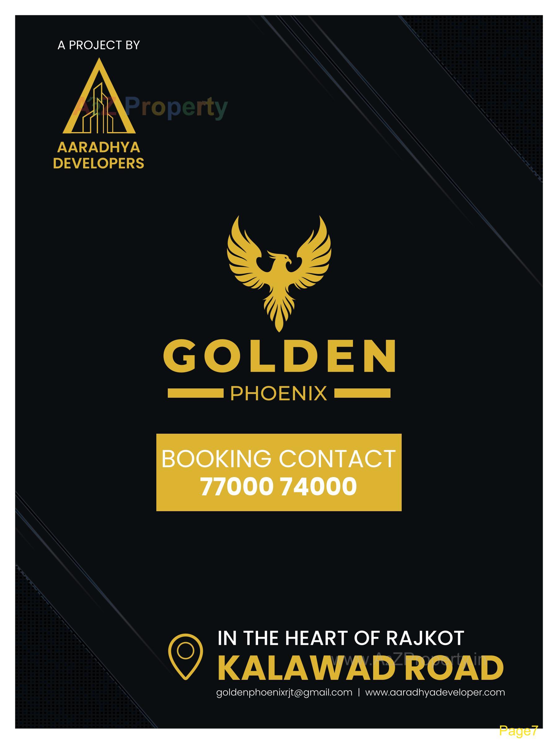  of real estate project Golden Phoenix located at Nanamava, Rajkot, Gujarat