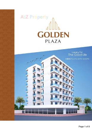 Elevation of real estate project Golden Plaza located at Vavdi, Rajkot, Gujarat