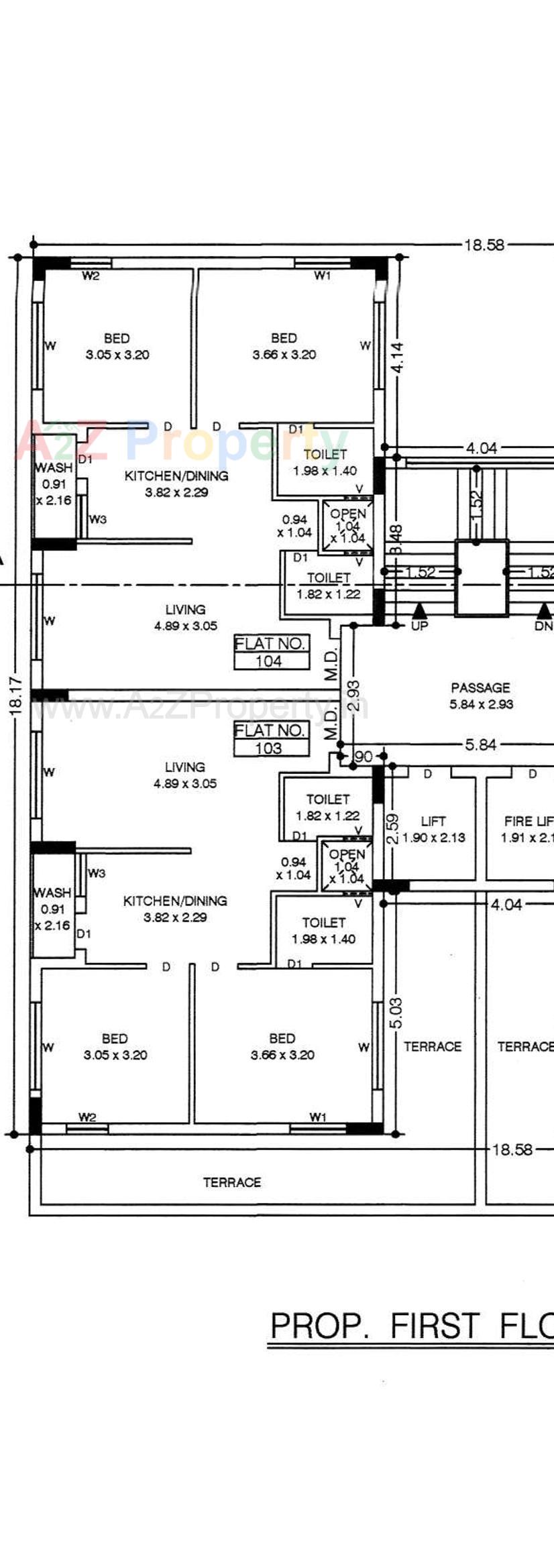 Layout of real estate project Golden Plaza located at Vavdi, Rajkot, Gujarat