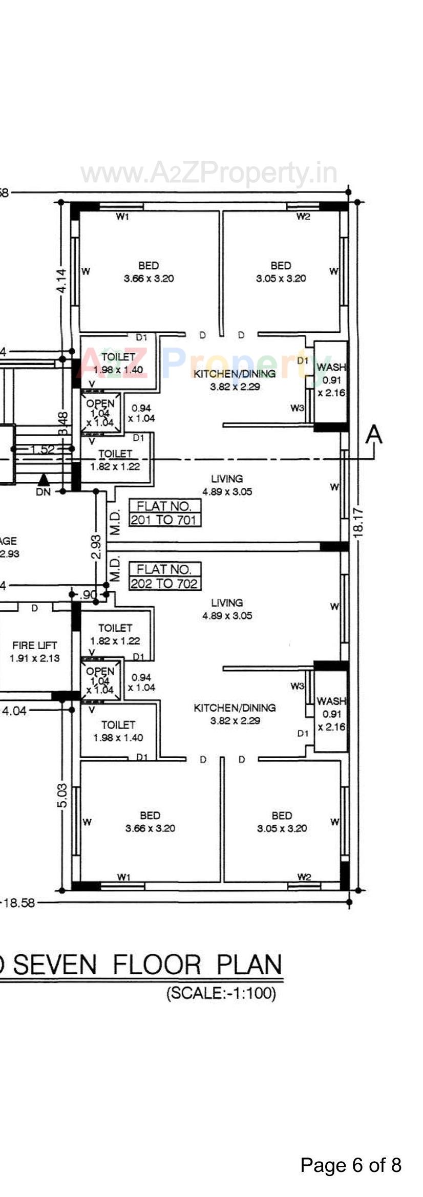 Layout of real estate project Golden Plaza located at Vavdi, Rajkot, Gujarat