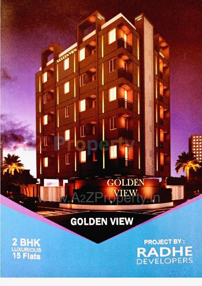 3D Elevation of real estate project Golden View located at Raiya, Rajkot, Gujarat
