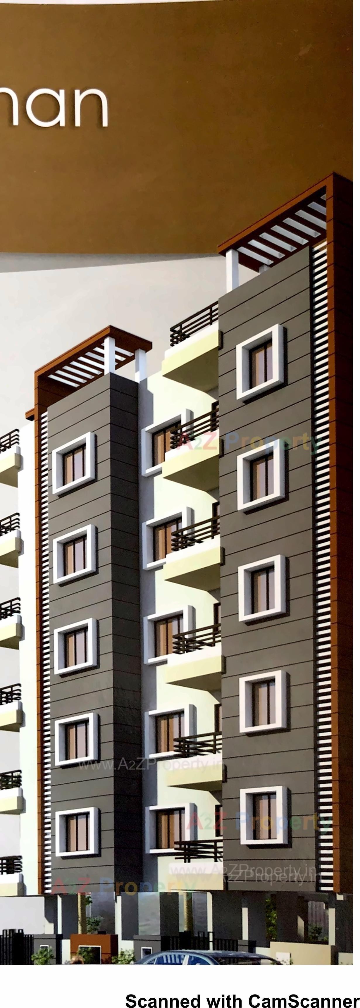 3D Elevation of real estate project Goverdhan Heights located at Dhoraji, Rajkot, Gujarat