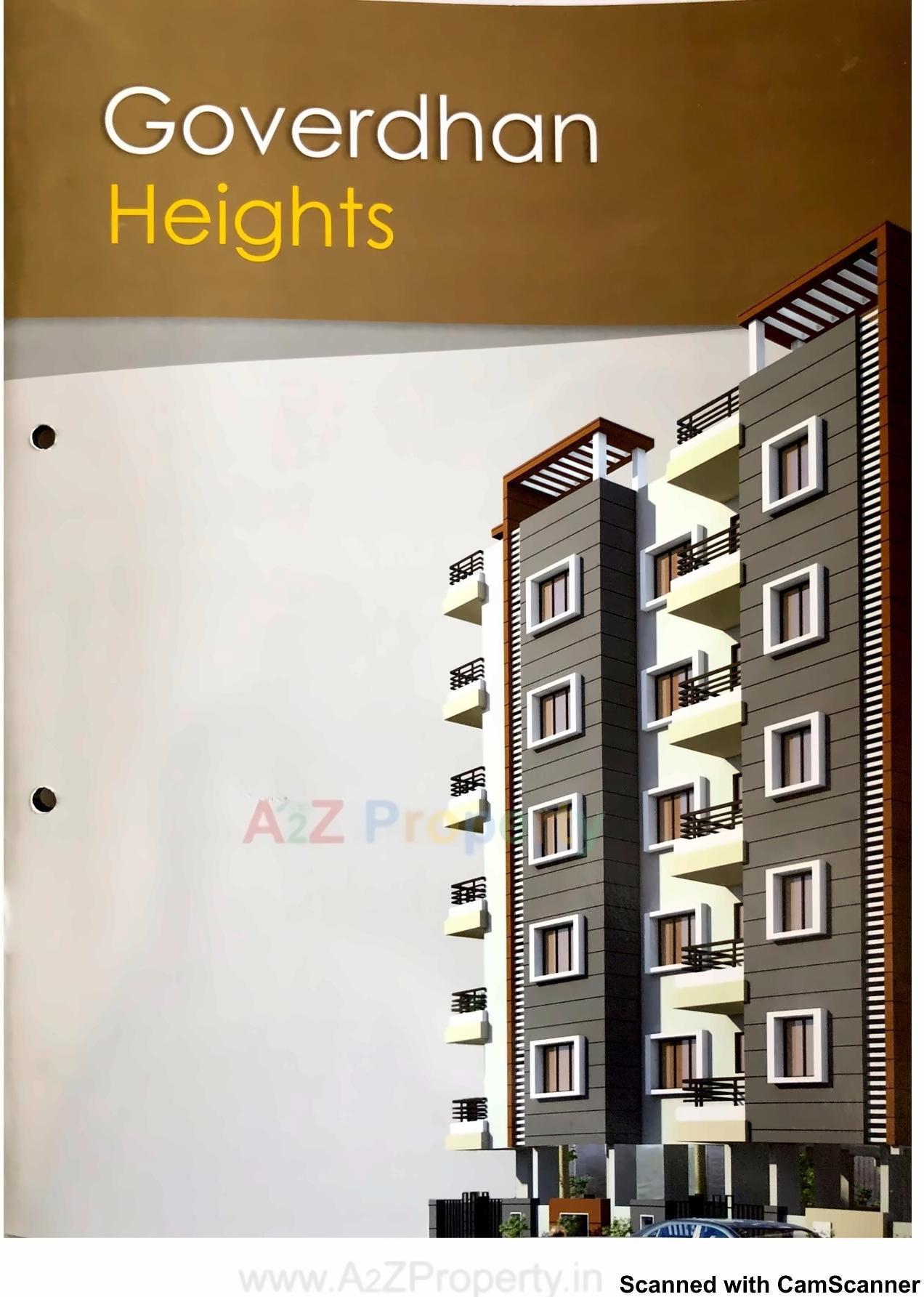 3D Elevation of real estate project Goverdhan Heights located at Dhoraji, Rajkot, Gujarat